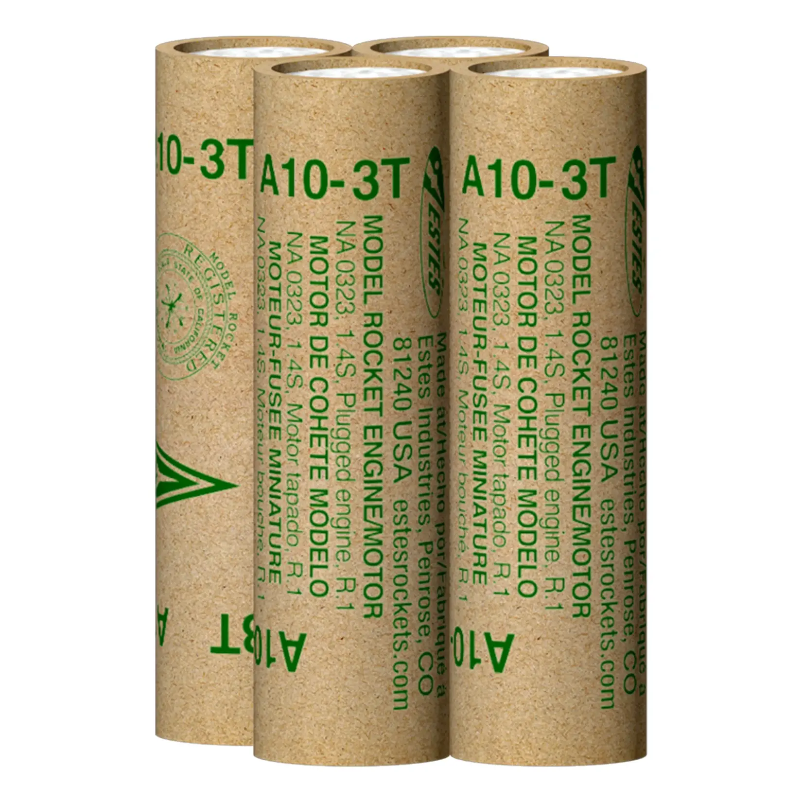 Estes A10-3T Mini Model Rocket Engine (4) - 10015