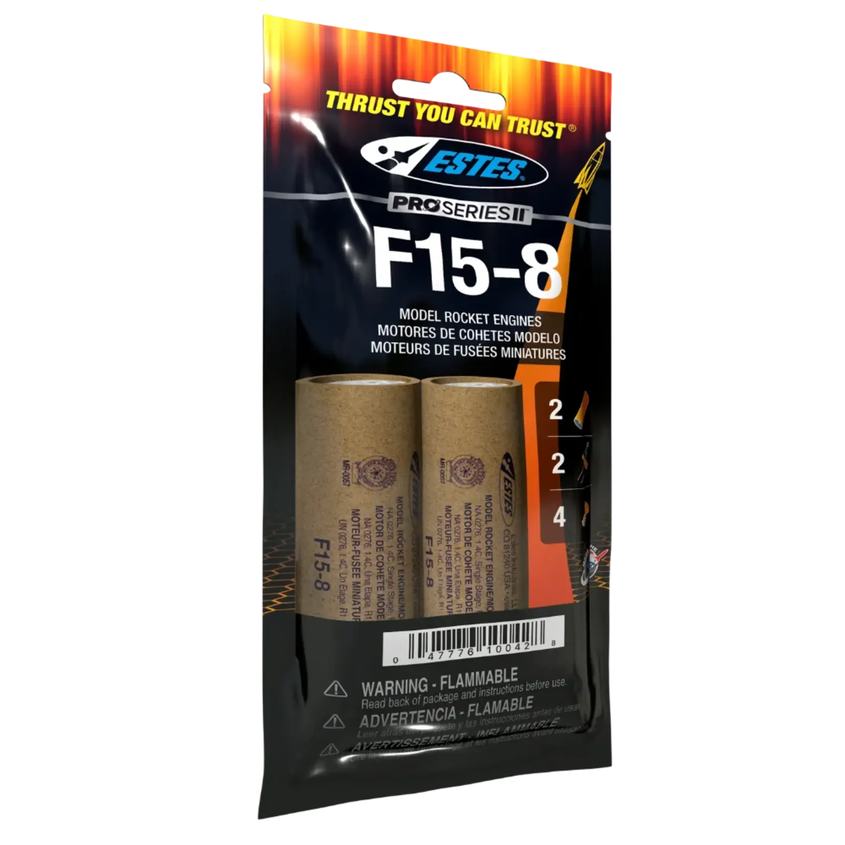 Estes F15-8 PSII Model Rocket Engine (2) -10042