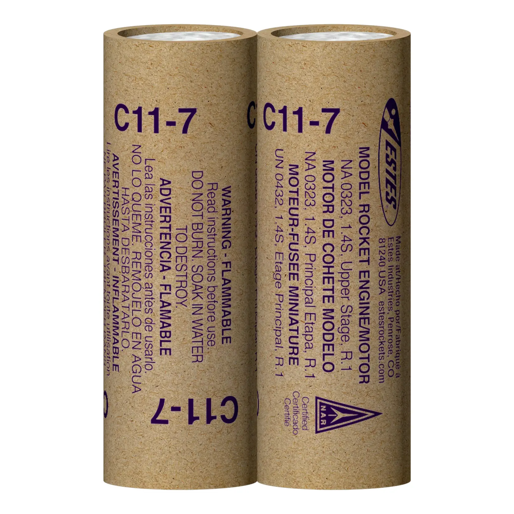 Estes C11-7 Standard Model Rocket Engine (2) - 10039
