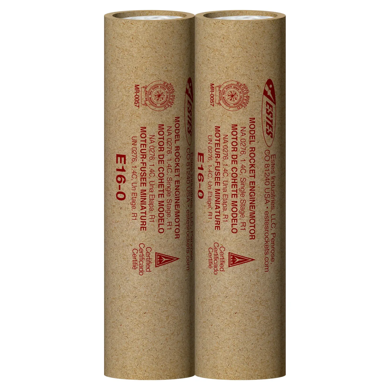 Estes E16-0 PSII Model Rocket Engine (2) - 10052