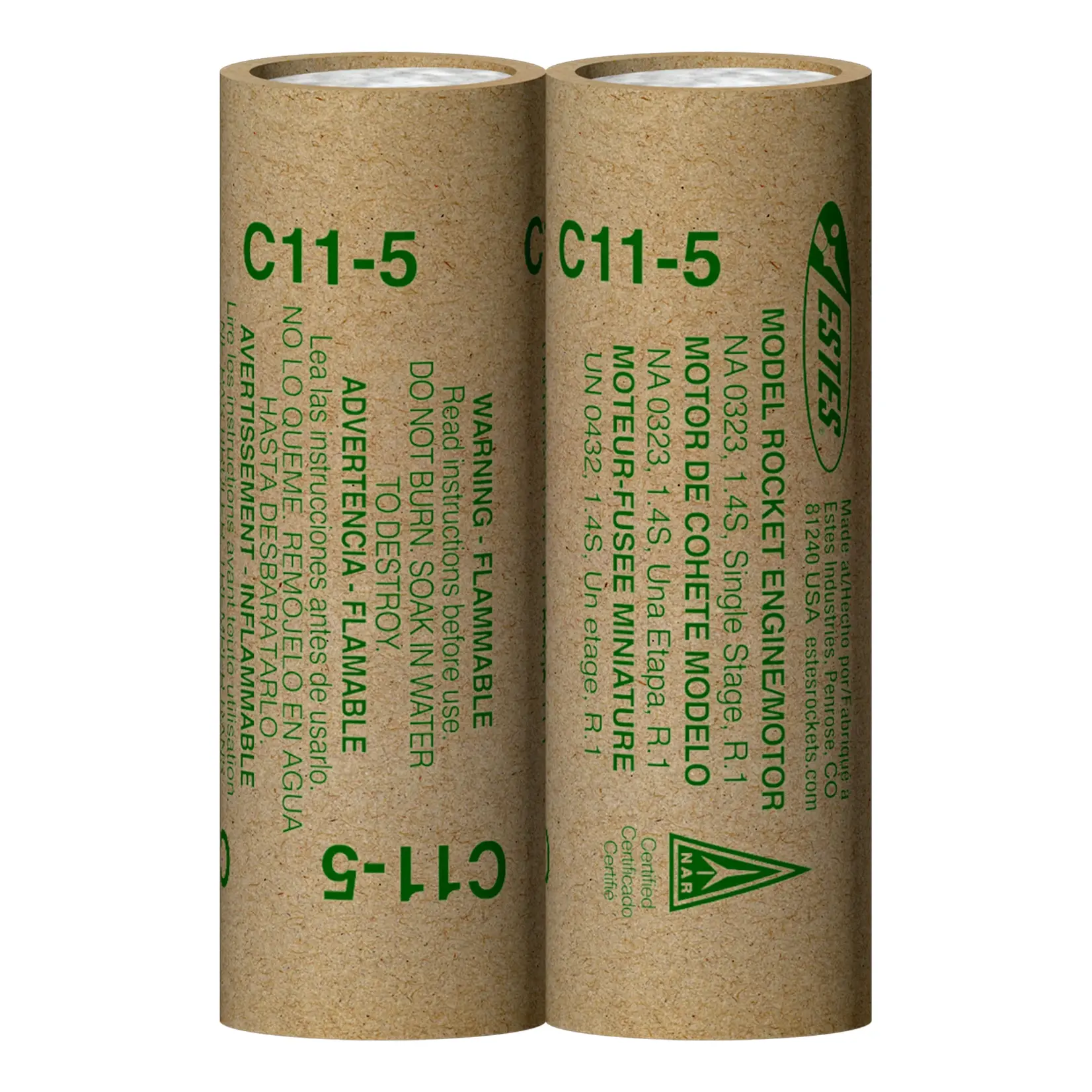 Estes C11-5 Standard Model Rocket Engine (2) - 10026