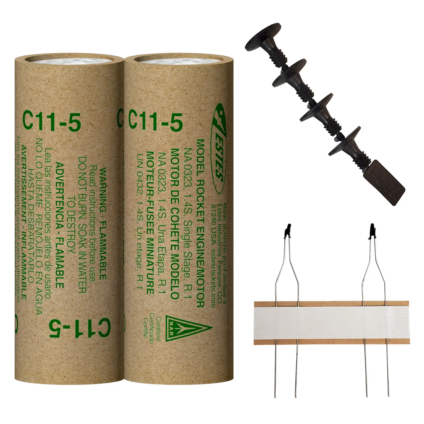Estes C11-5 Standard Model Rocket Engine (2) - 10026