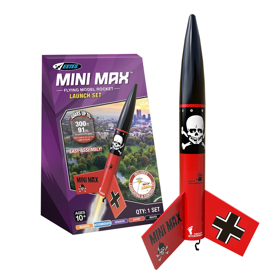 Mini Der Red Max Launch Set - 2445