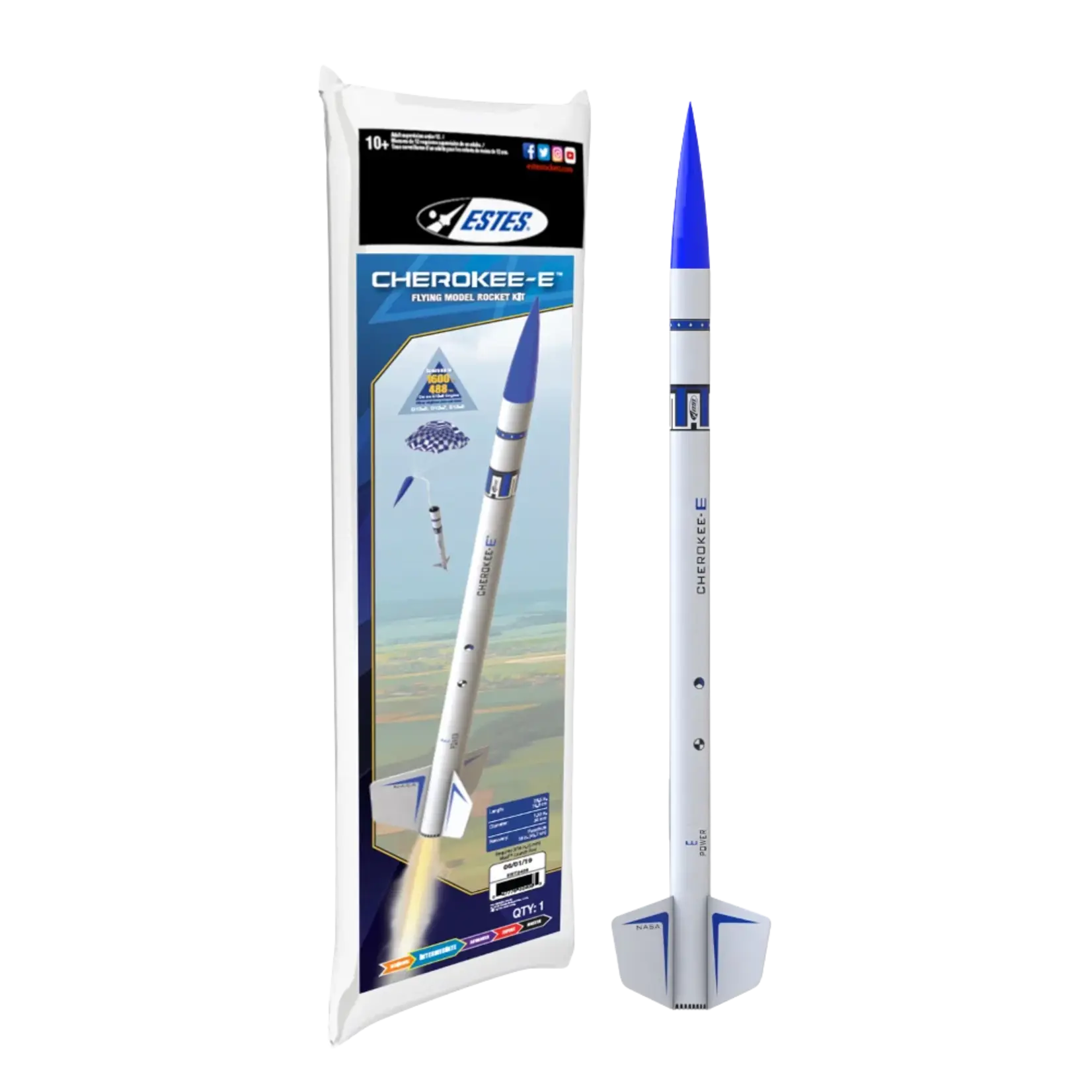 Estes Cherokee-E Model Rocket - 2408