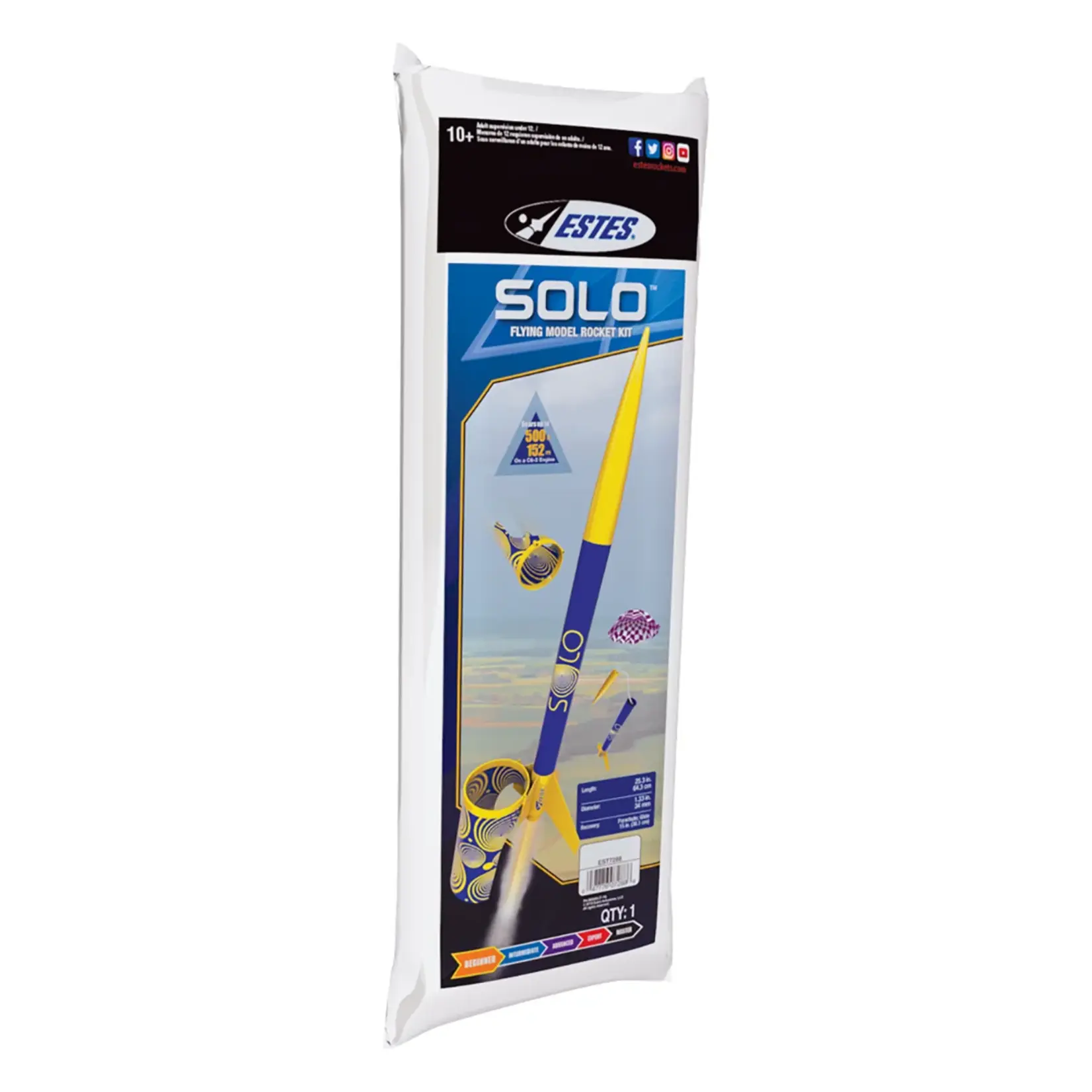 Estes Solo Model Rocket  - 7288
