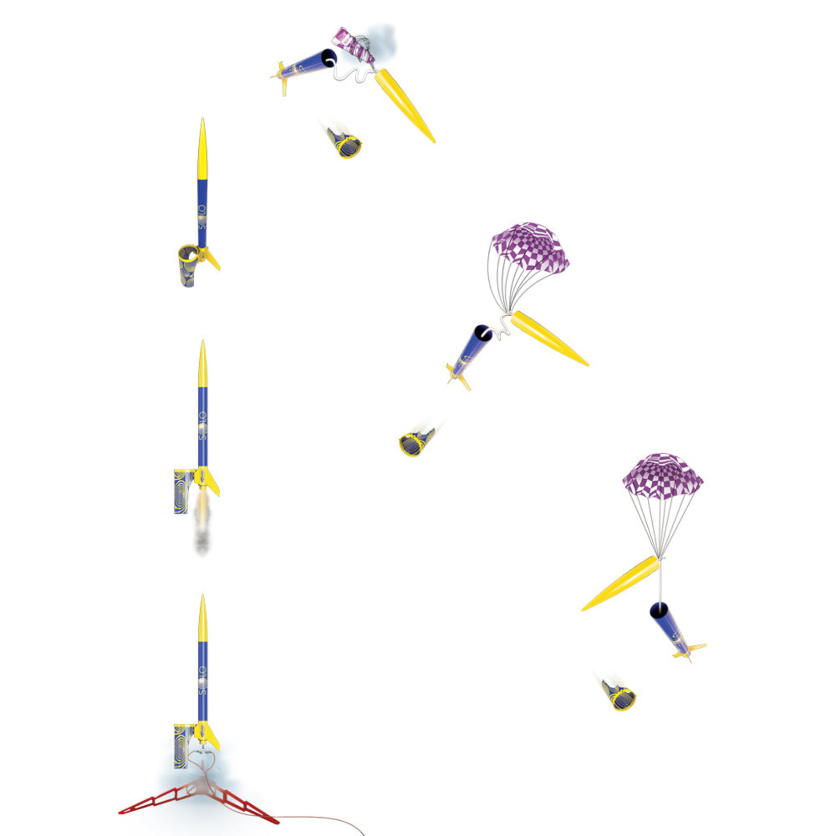 Estes Solo Model Rocket  - 7288