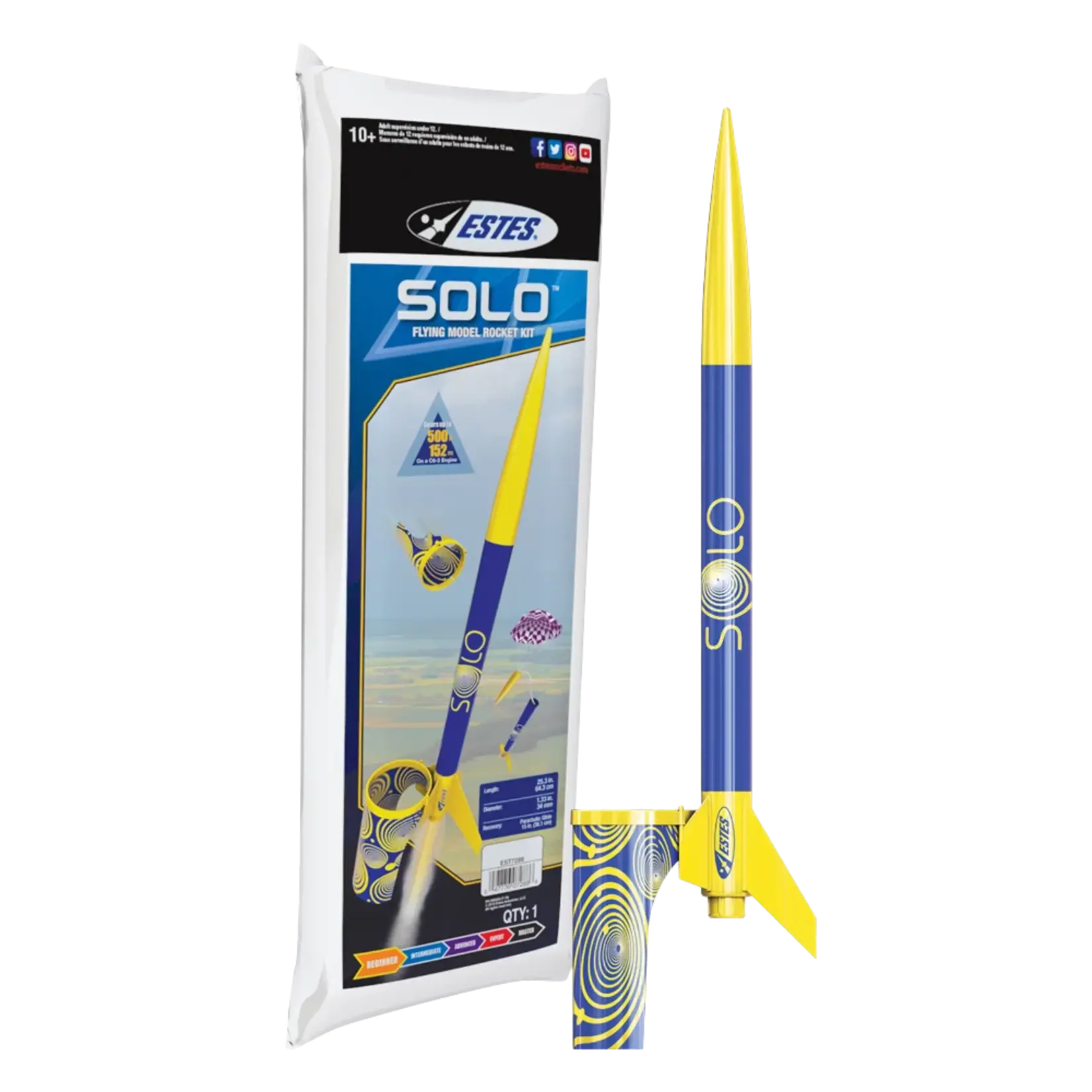 Estes Solo Model Rocket  - 7288