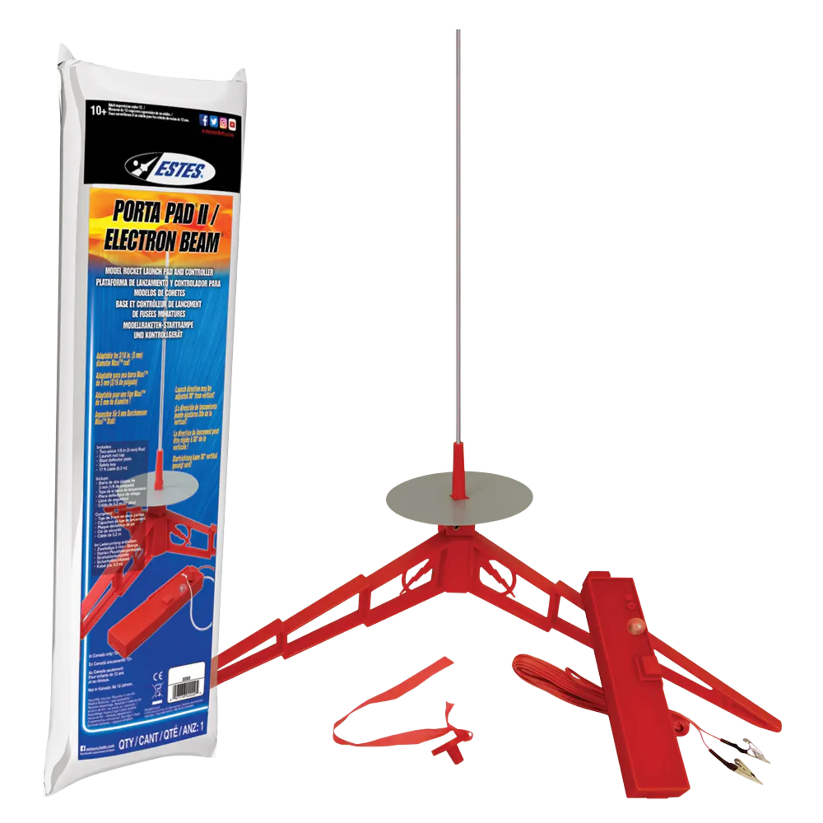 Estes Porta Pad II Launch Pad and Electron Beam Controller - 2222