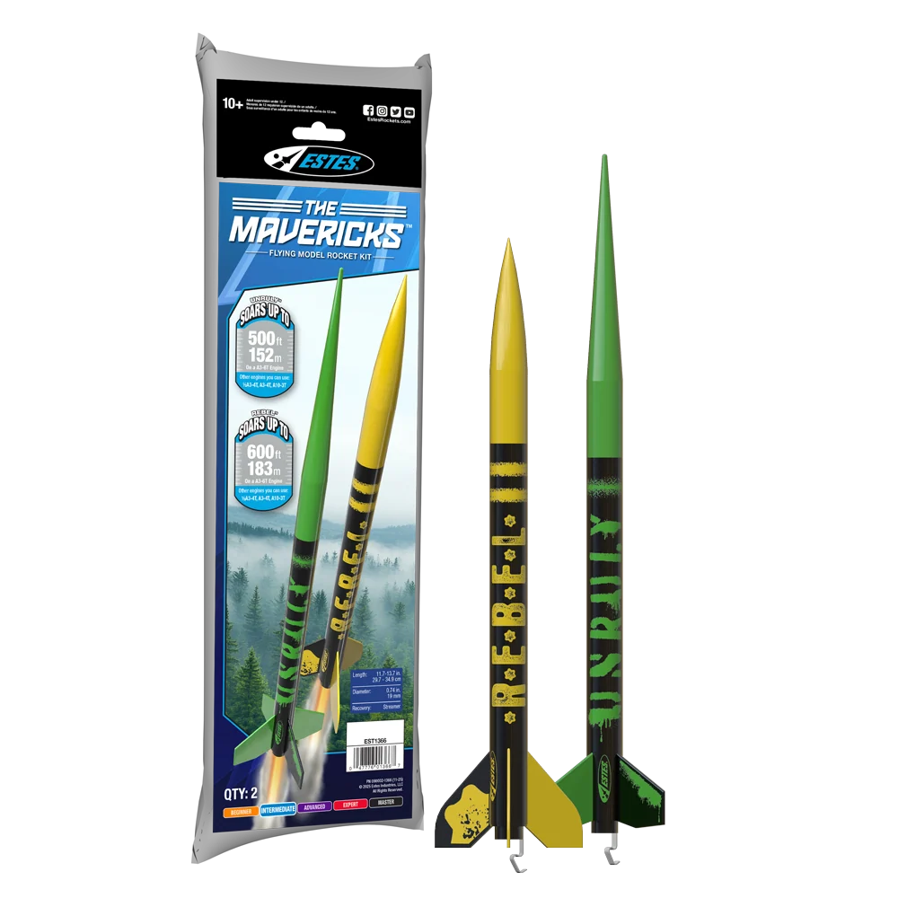 The Mavericks Model Rocket Twin Pack - 1366