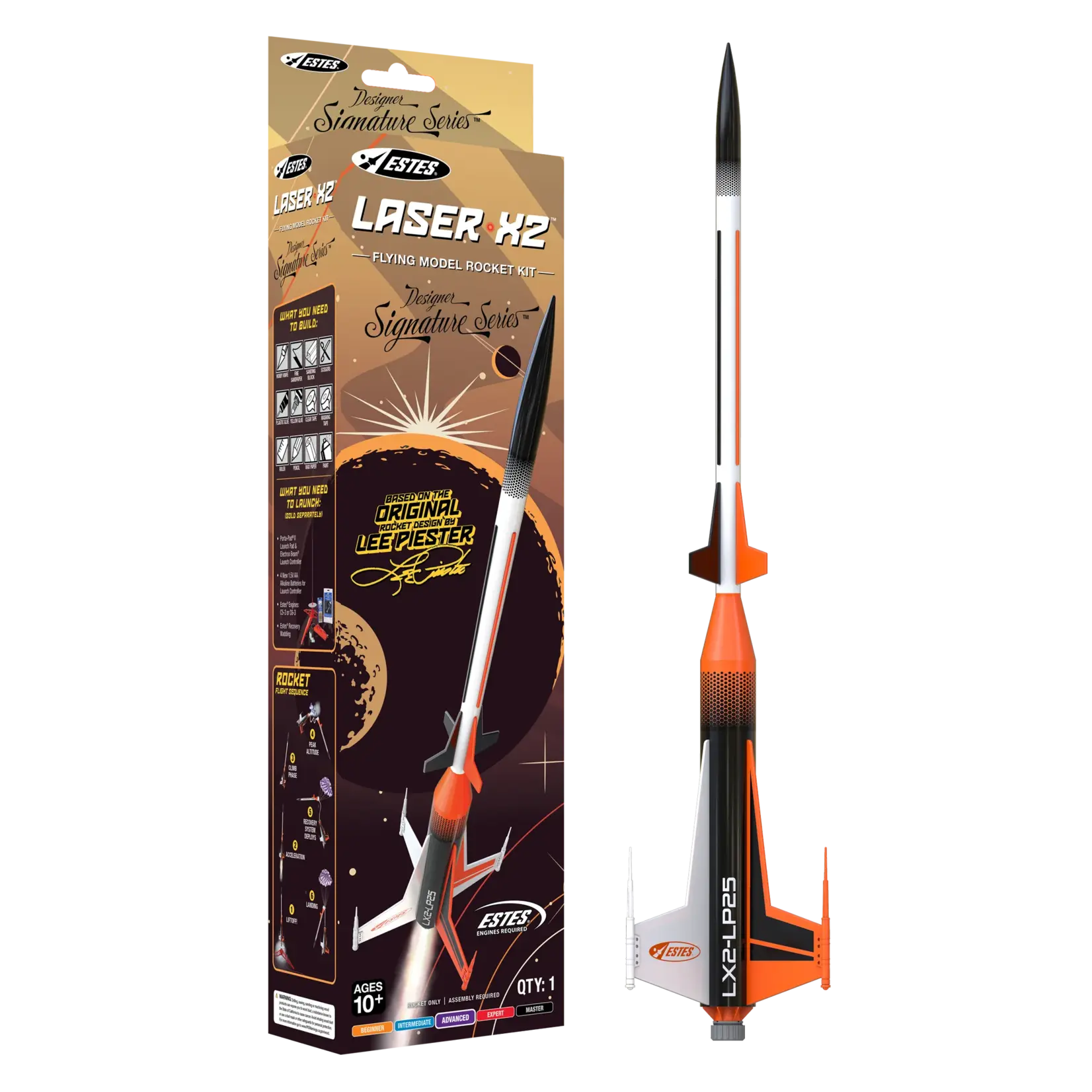 Estes Laser X2 Model Rocket - 7320