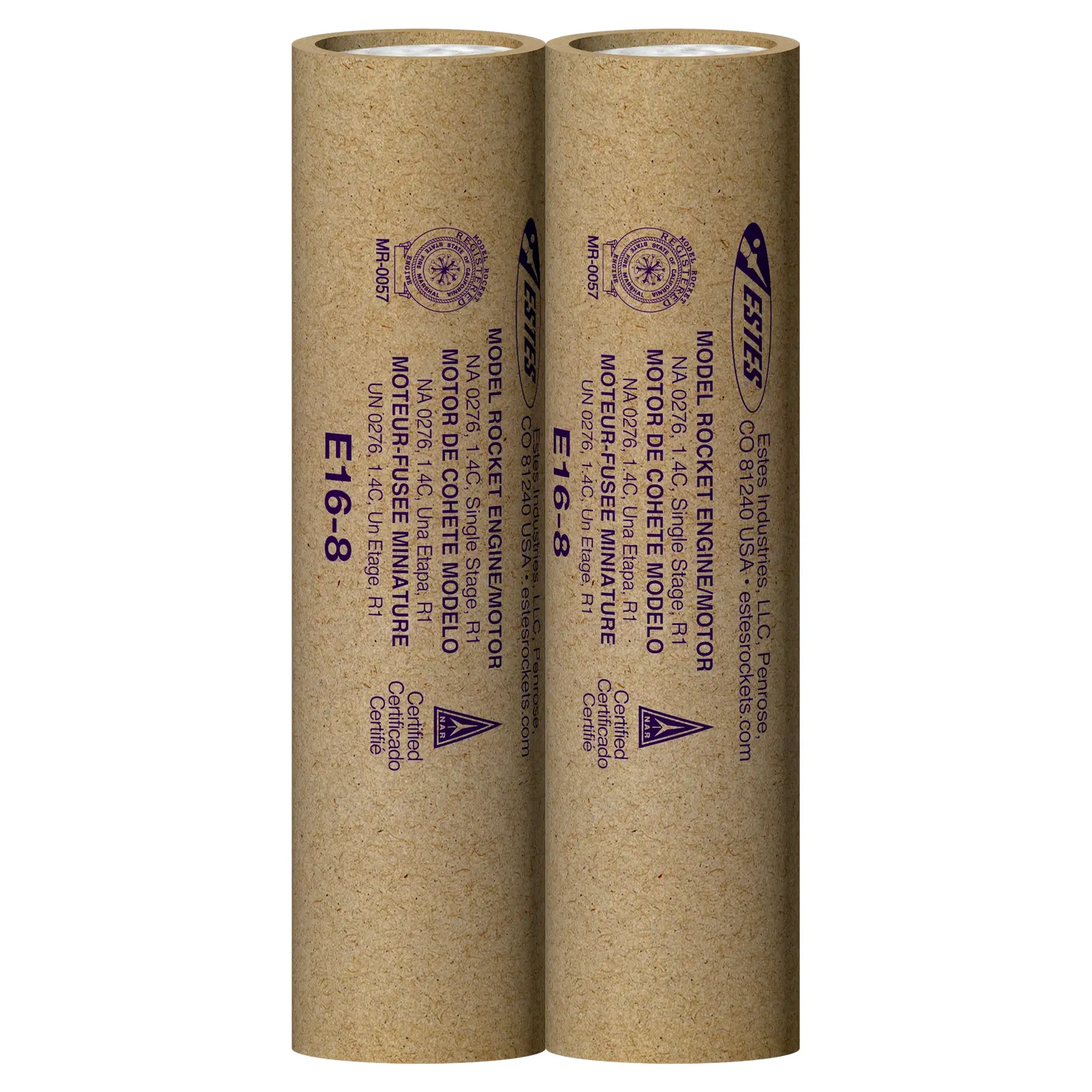 Estes E16-8 PSII Model Rocket Engine (2) - 10043