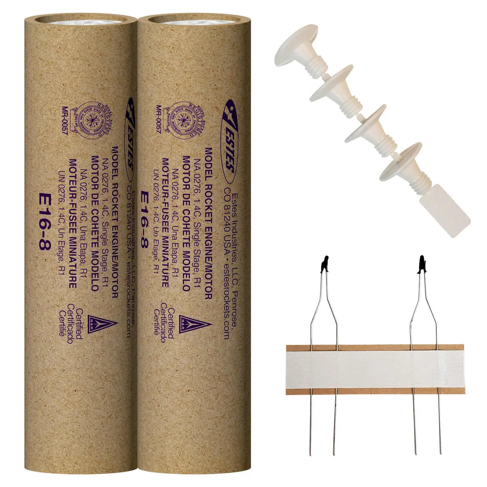 Estes E16-8 PSII Model Rocket Engine (2) - 10043