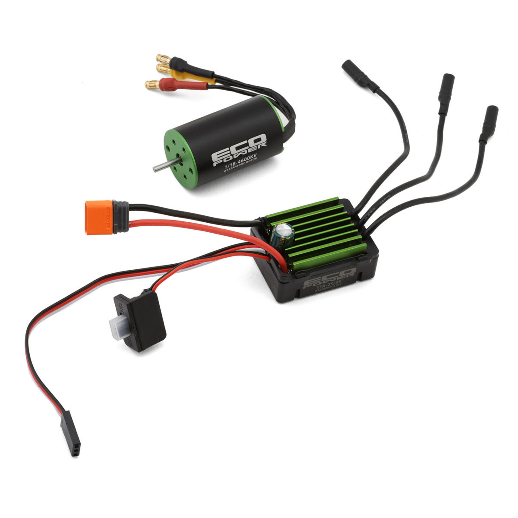 EcoPower ECP-8020 - EcoPower 35A Brushless ESC & Motor Combo for ARRMA GROM IC2