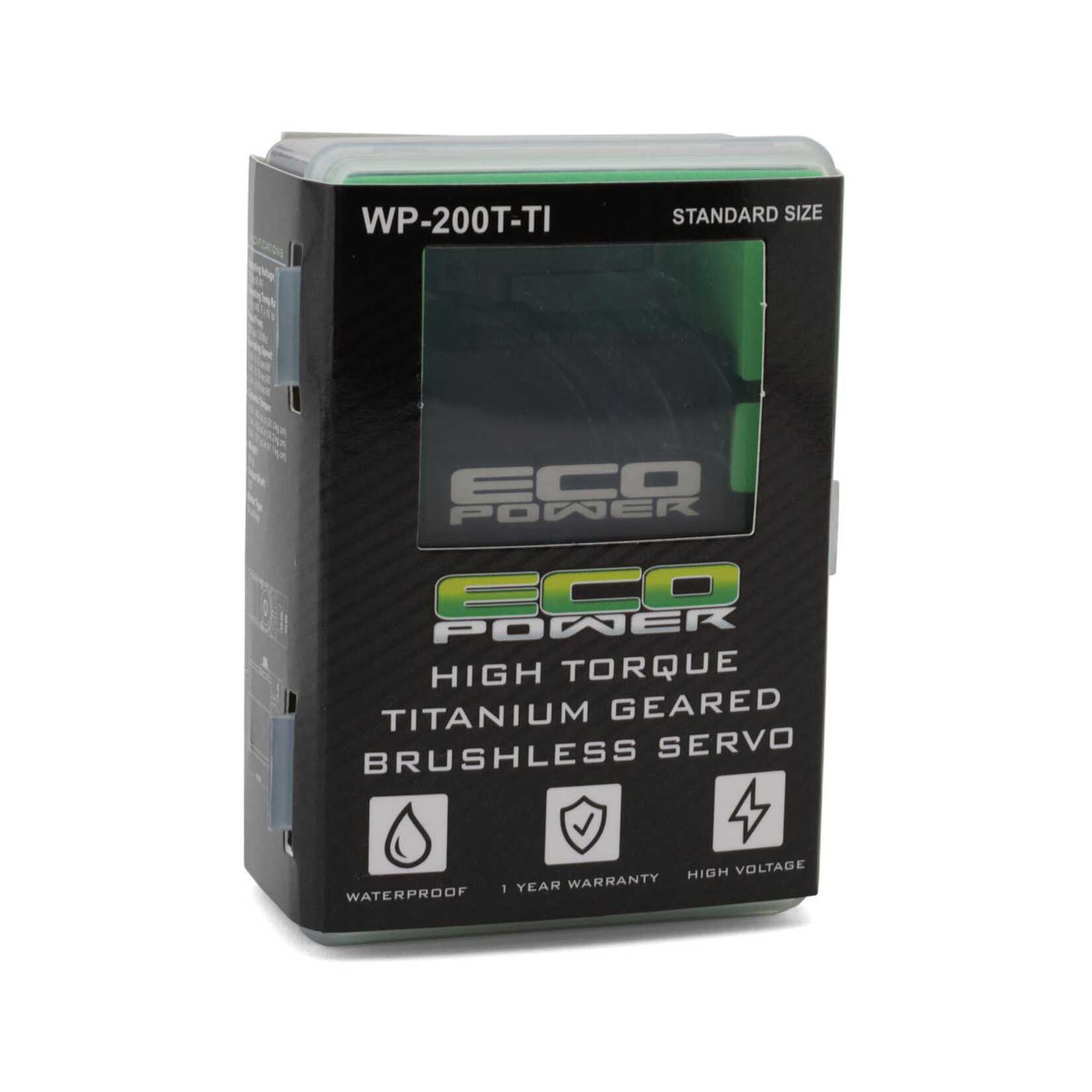EcoPower ECP -200T-TI - EcoPower WP200T Waterproof High Torque Titanium Gear Brushless Servo