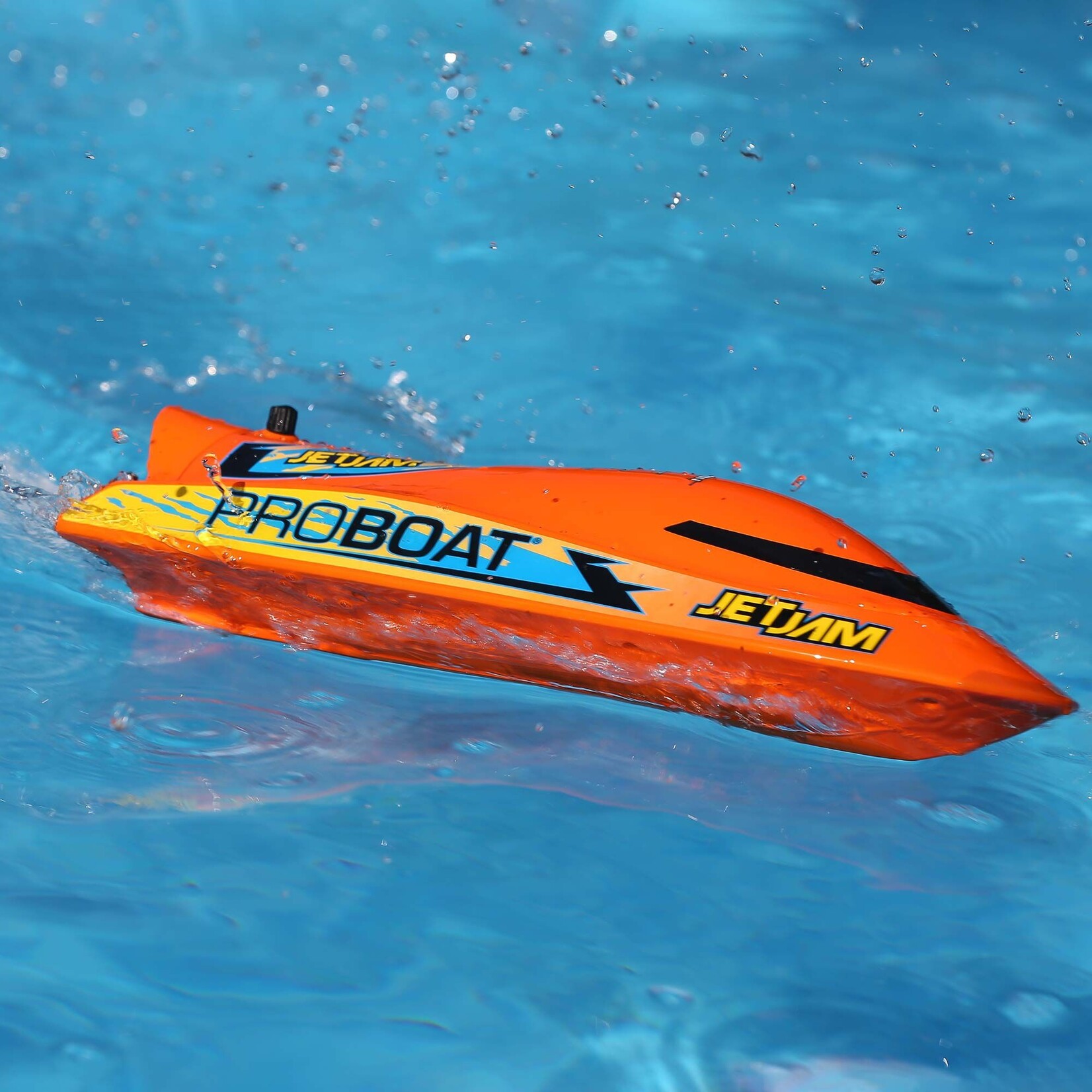 Pro Boat PRB08031V2T1 Jet Jam 12" Pool Racer Brushed Orange RTR