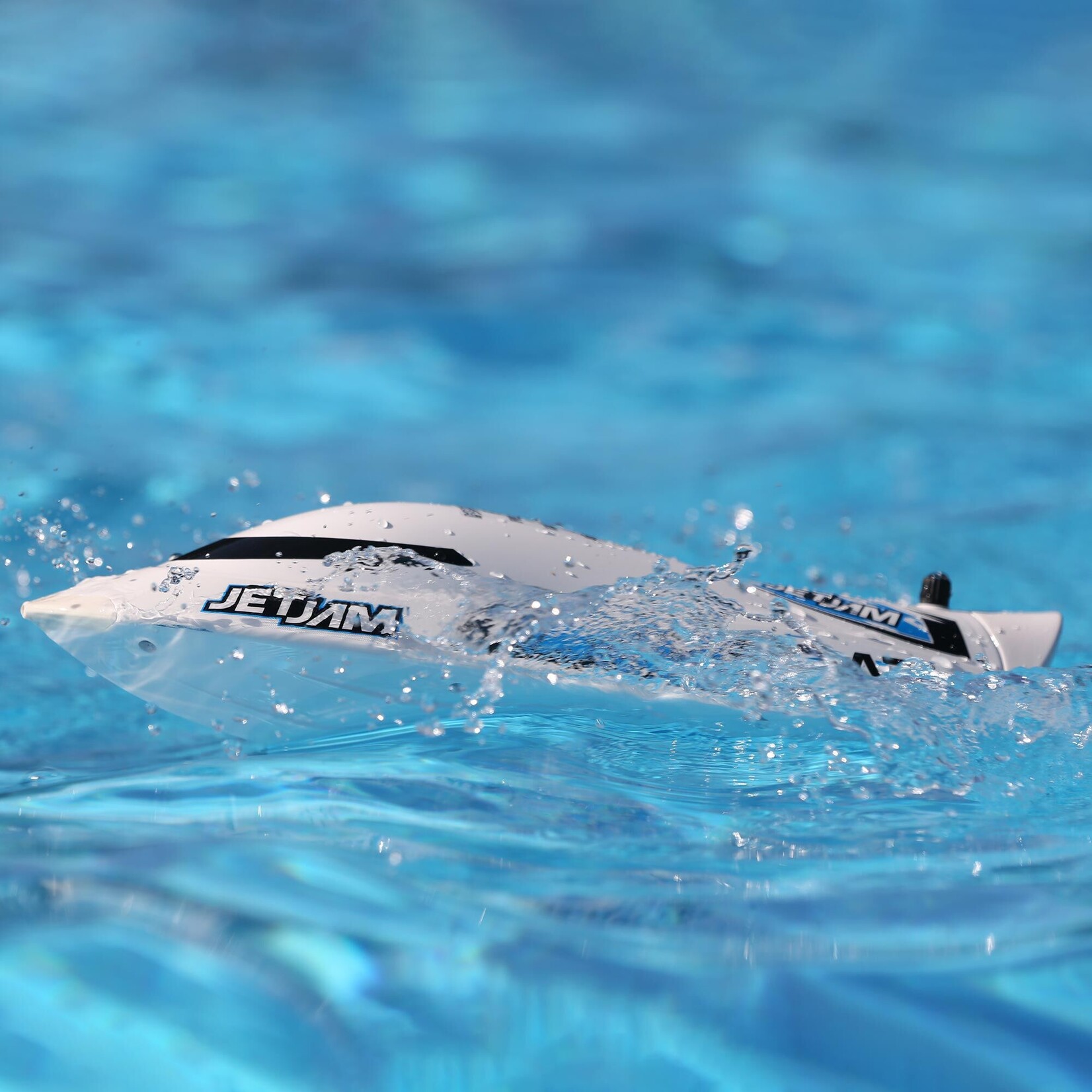 Pro Boat PRB08031V2T2 Jet Jam 12" Pool Racer Brushed White RTR