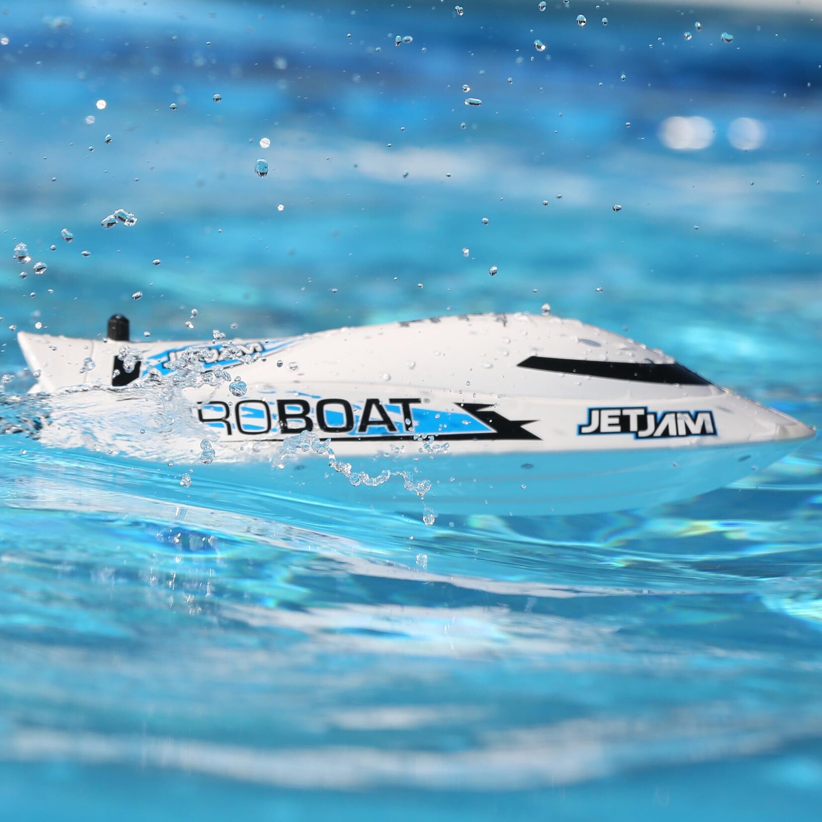 Pro Boat PRB08031V2T2 Jet Jam 12" Pool Racer Brushed White RTR