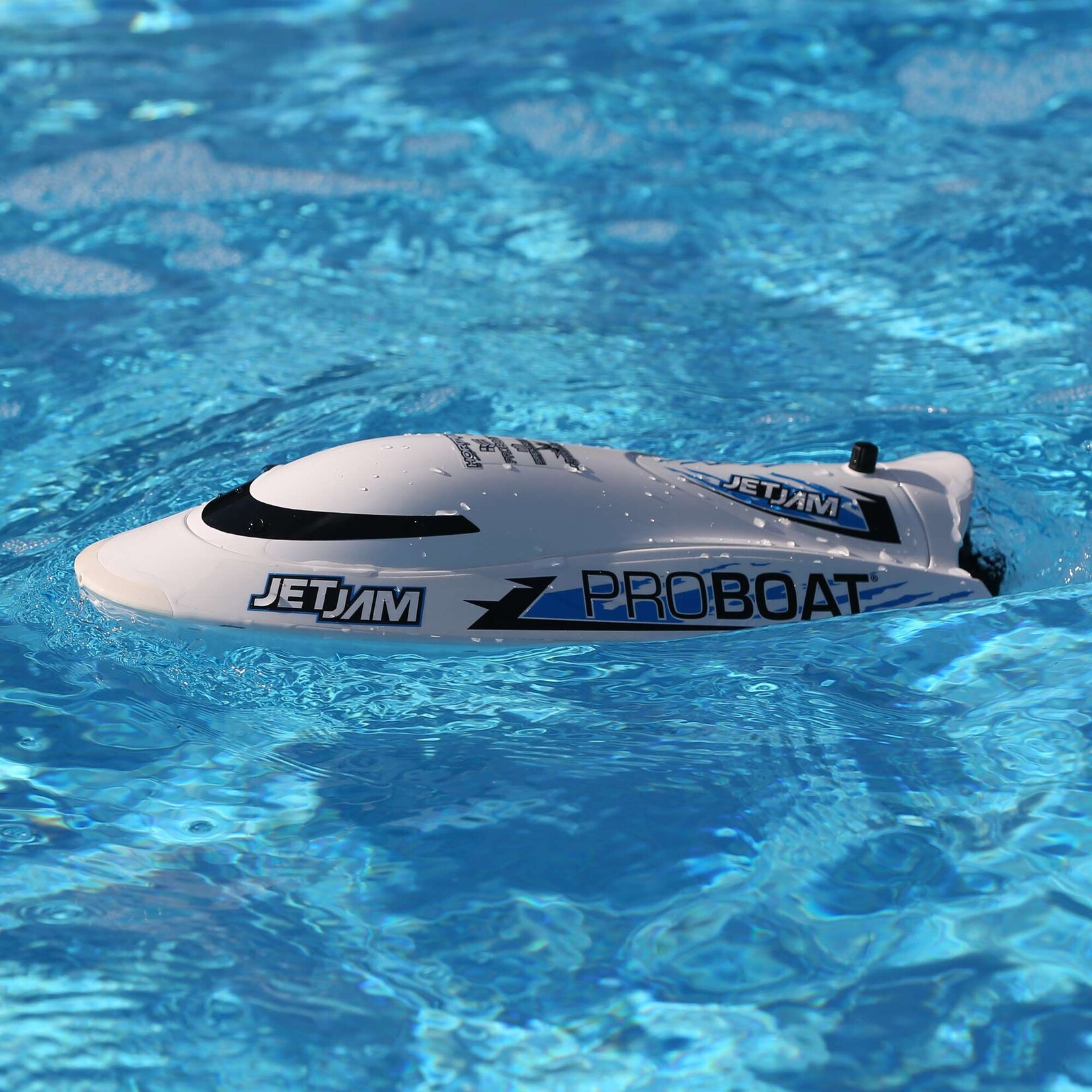 Pro Boat PRB08031V2T2 Jet Jam 12" Pool Racer Brushed White RTR