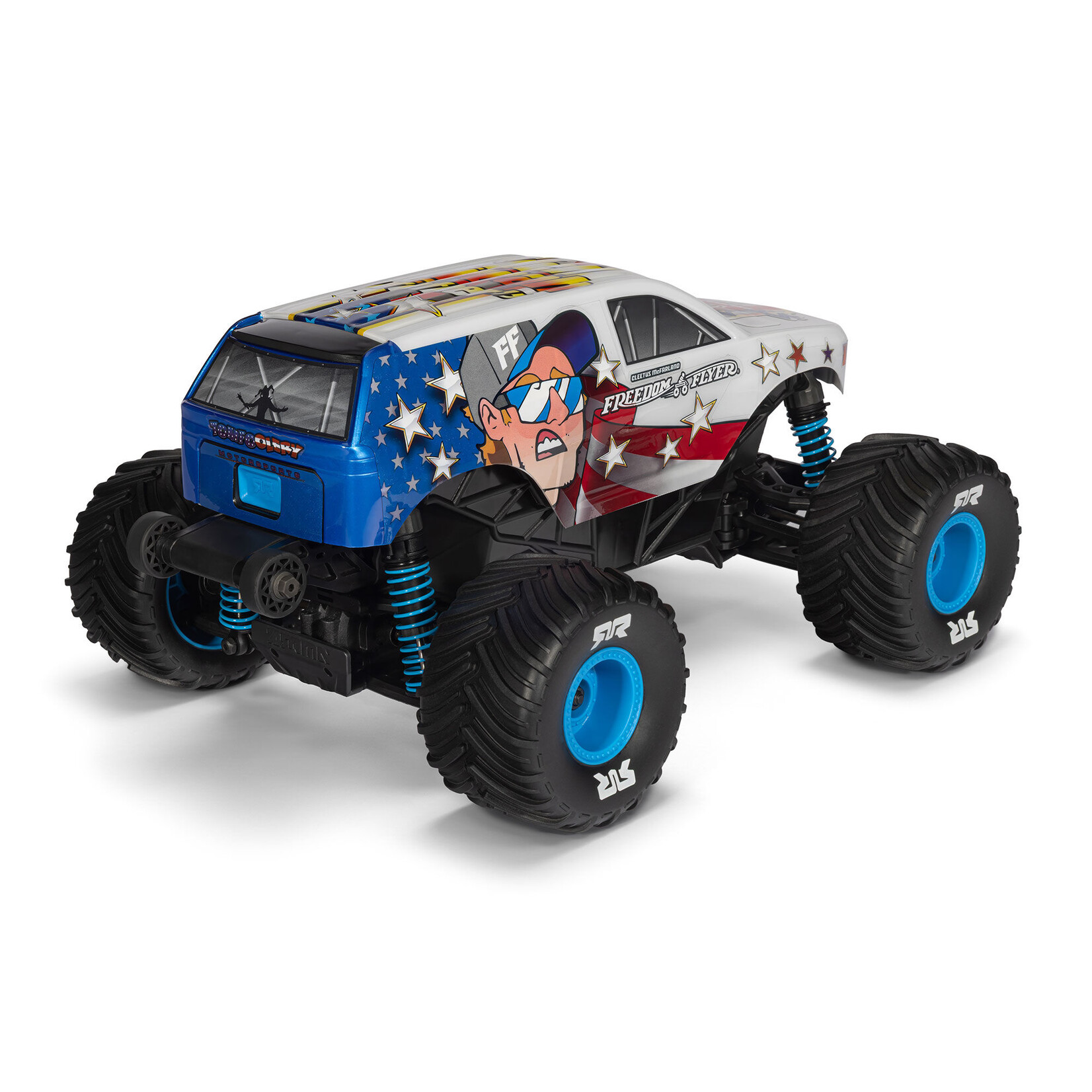 Arrma ARA2130FF 1:16 Freedom Flyer 4X4 RTR Brushed Monster Truck (Battery & Charger Included), White