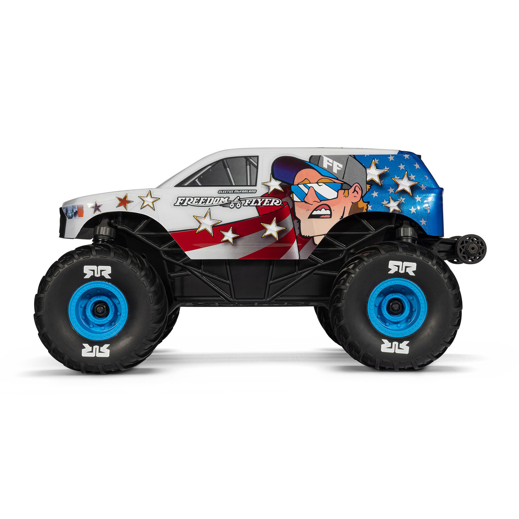 Arrma ARA2130FF 1:16 Freedom Flyer 4X4 RTR Brushed Monster Truck (Battery & Charger Included), White