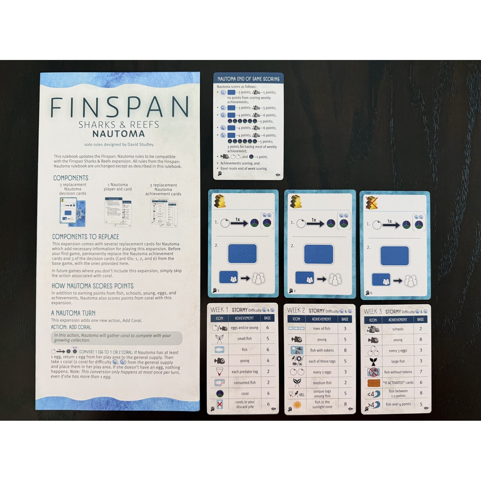 Stonemaier Games Finspan Sharks & Reefs Expansion