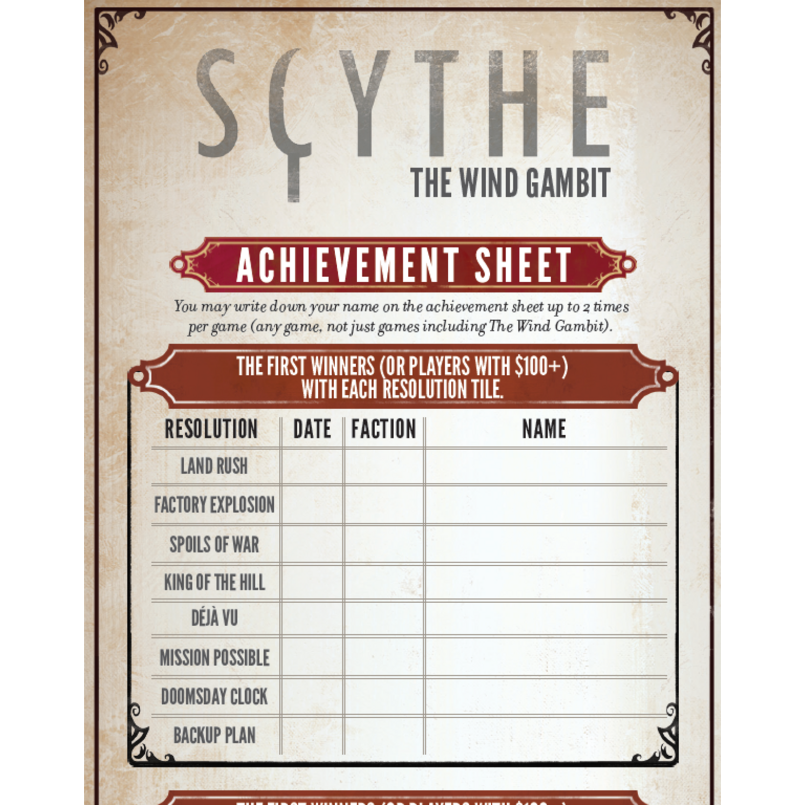 Stonemaier Games Scythe: The Wind Gambit