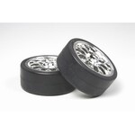 Tamiya 53959 - Metal Plated Wheels with Drift Tires