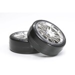 Tamiya 54022 - Spoked Wheels with Drift Tires (2)