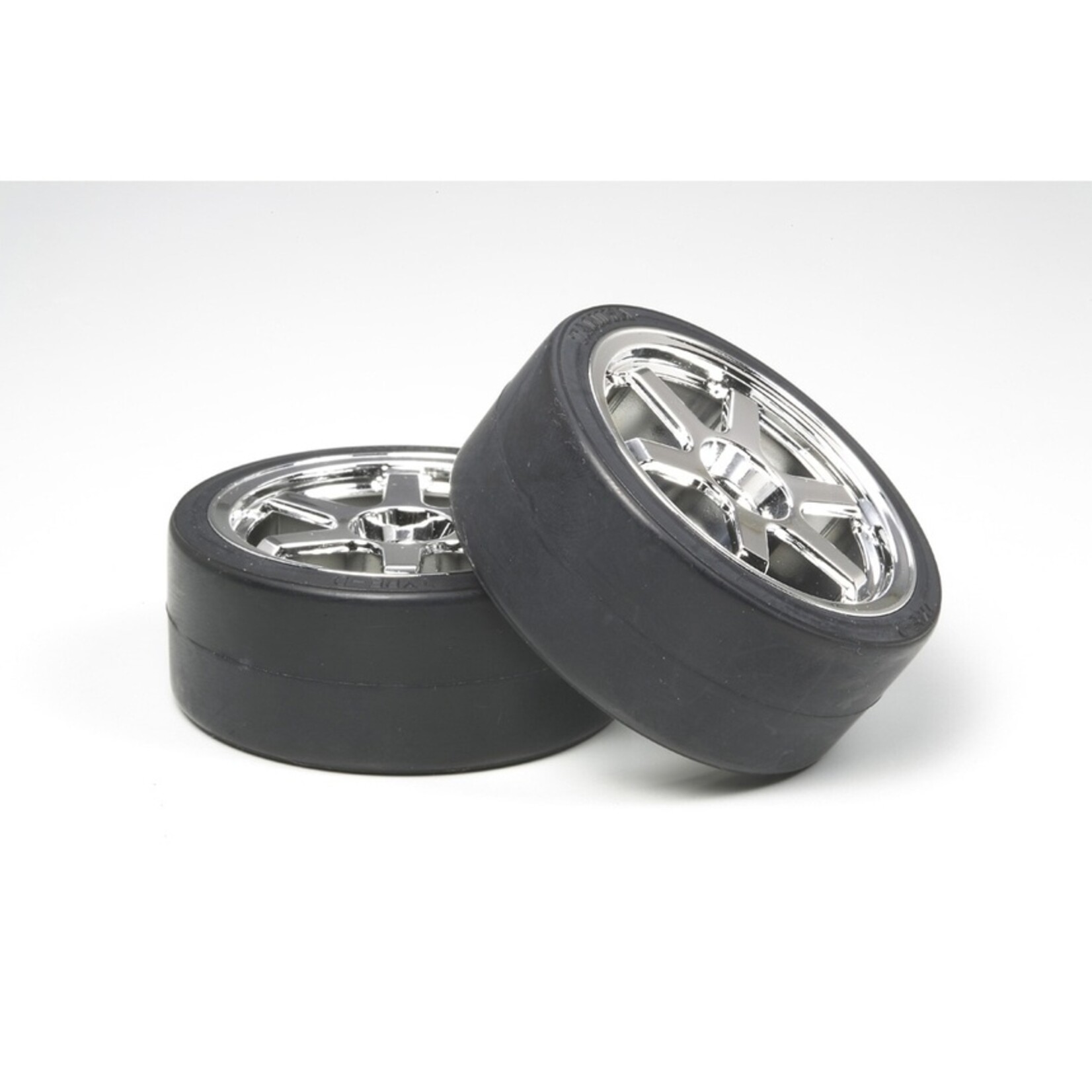 Tamiya 53960 - 6-Spoke Mesh Wheel with Drift Tire Type D