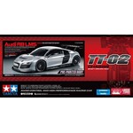 Tamiya 47517 - 1/10 2008 Audi R8 LMS 4WD Painted Body (Limited Edition) (Silver) TT02