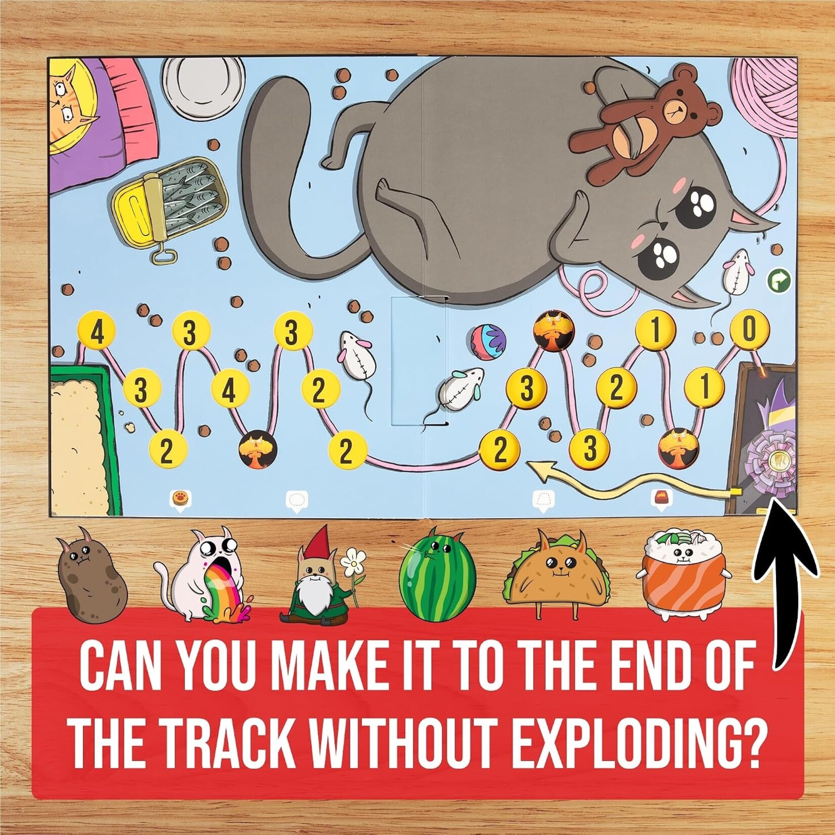 Asmodee Exploding Kittens: Board Game