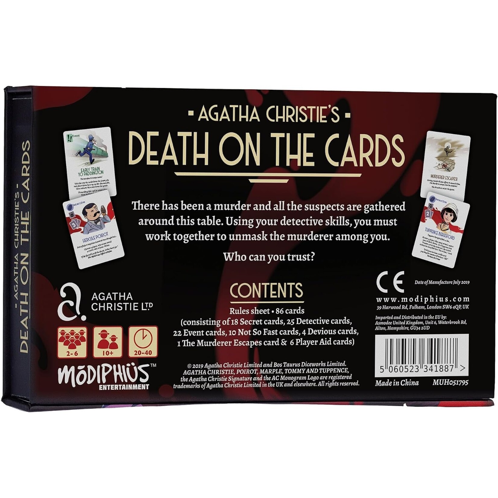 Asmodee Agatha Christie: Death on the Cards