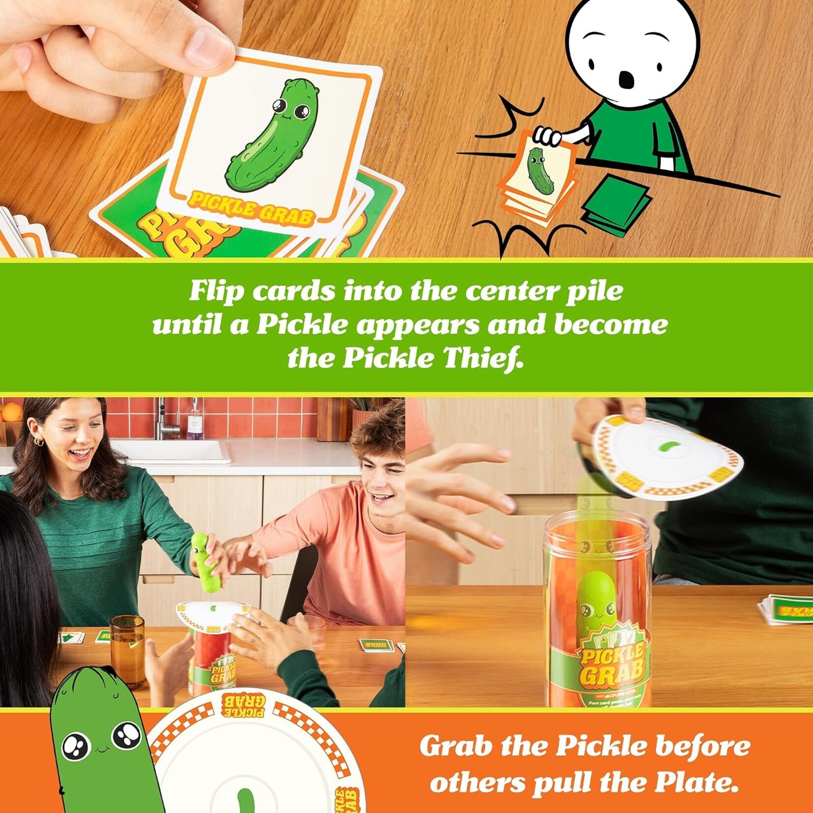 Asmodee Exploding Kittens: Pickle Grab