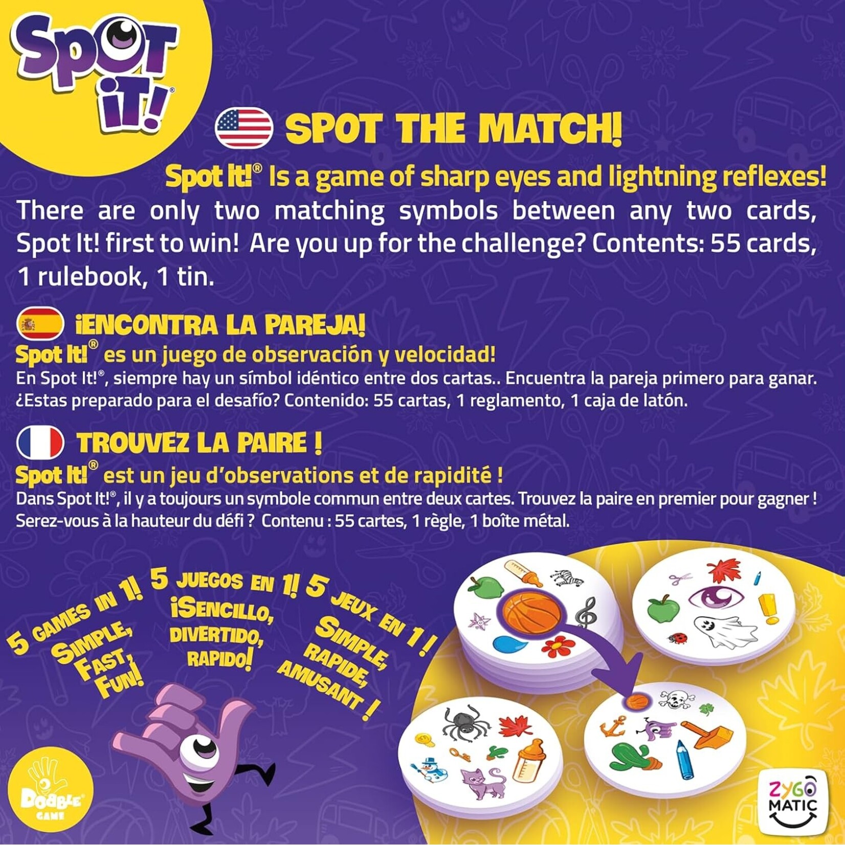 Asmodee Spot It! Classic