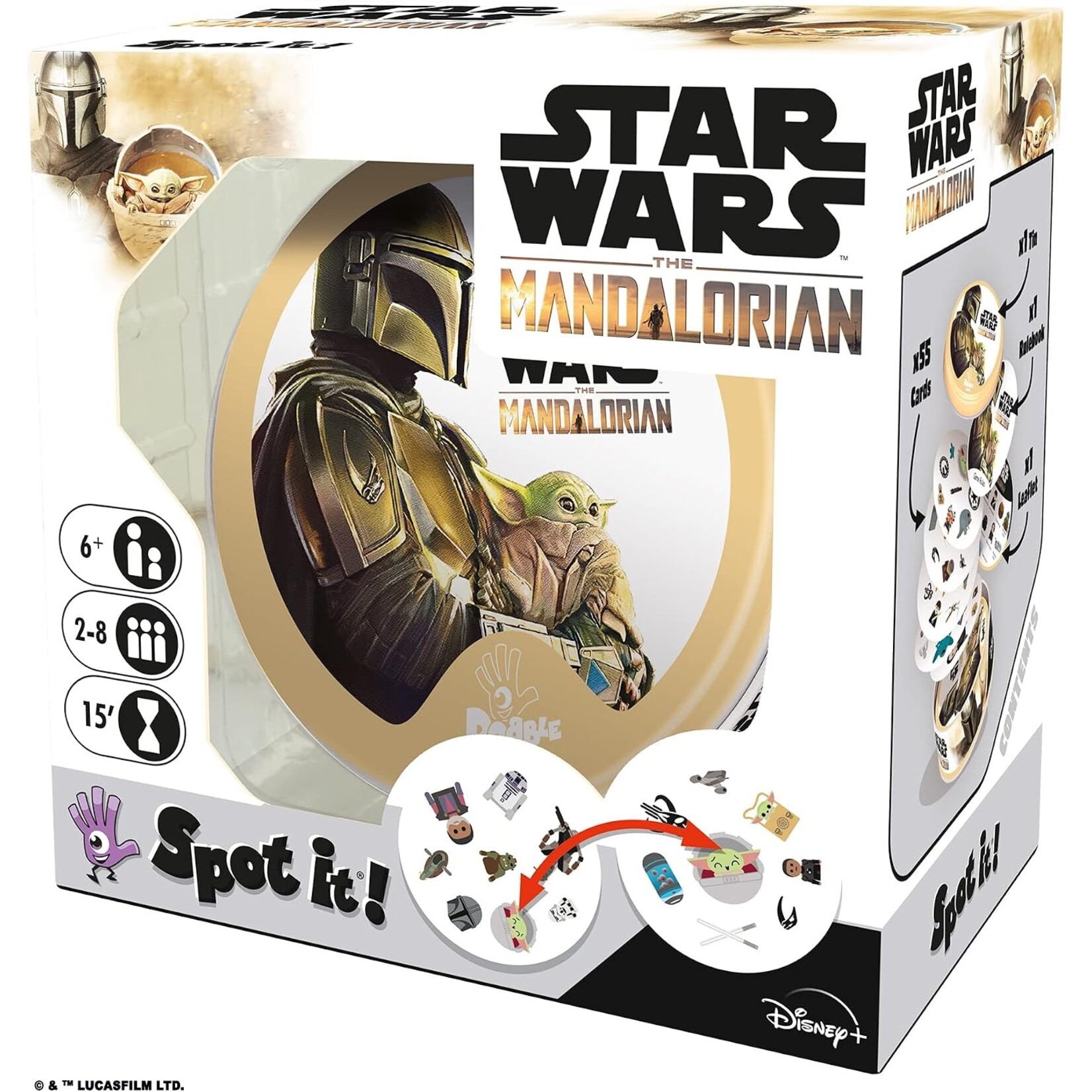 Asmodee Spot It! Star Wars Mandalorian