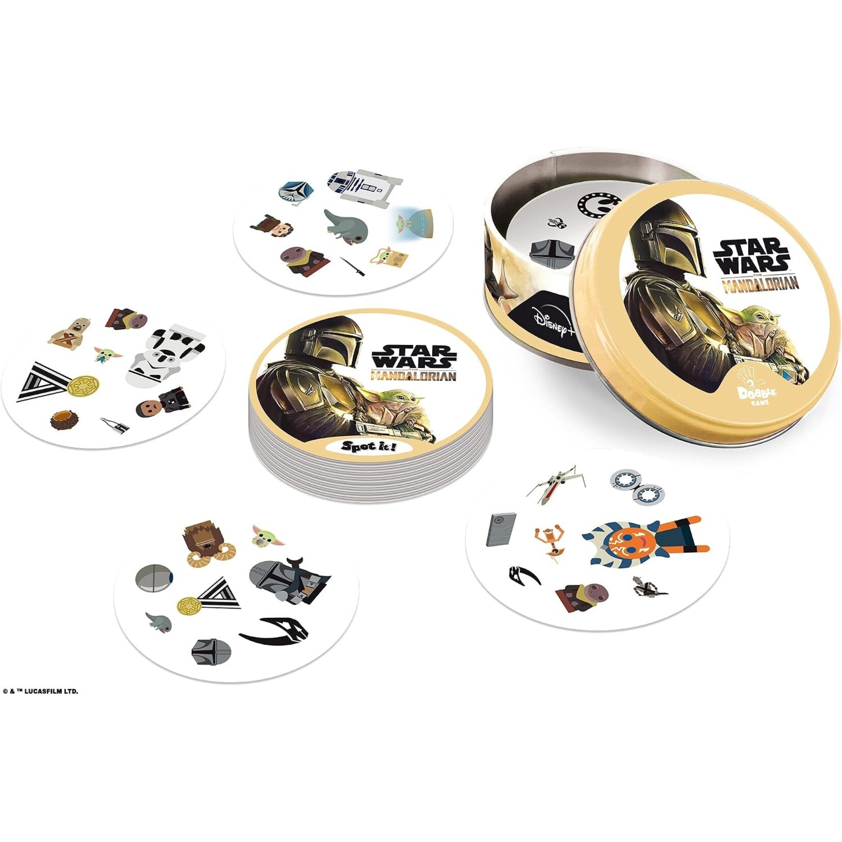 Asmodee Spot It! Star Wars Mandalorian