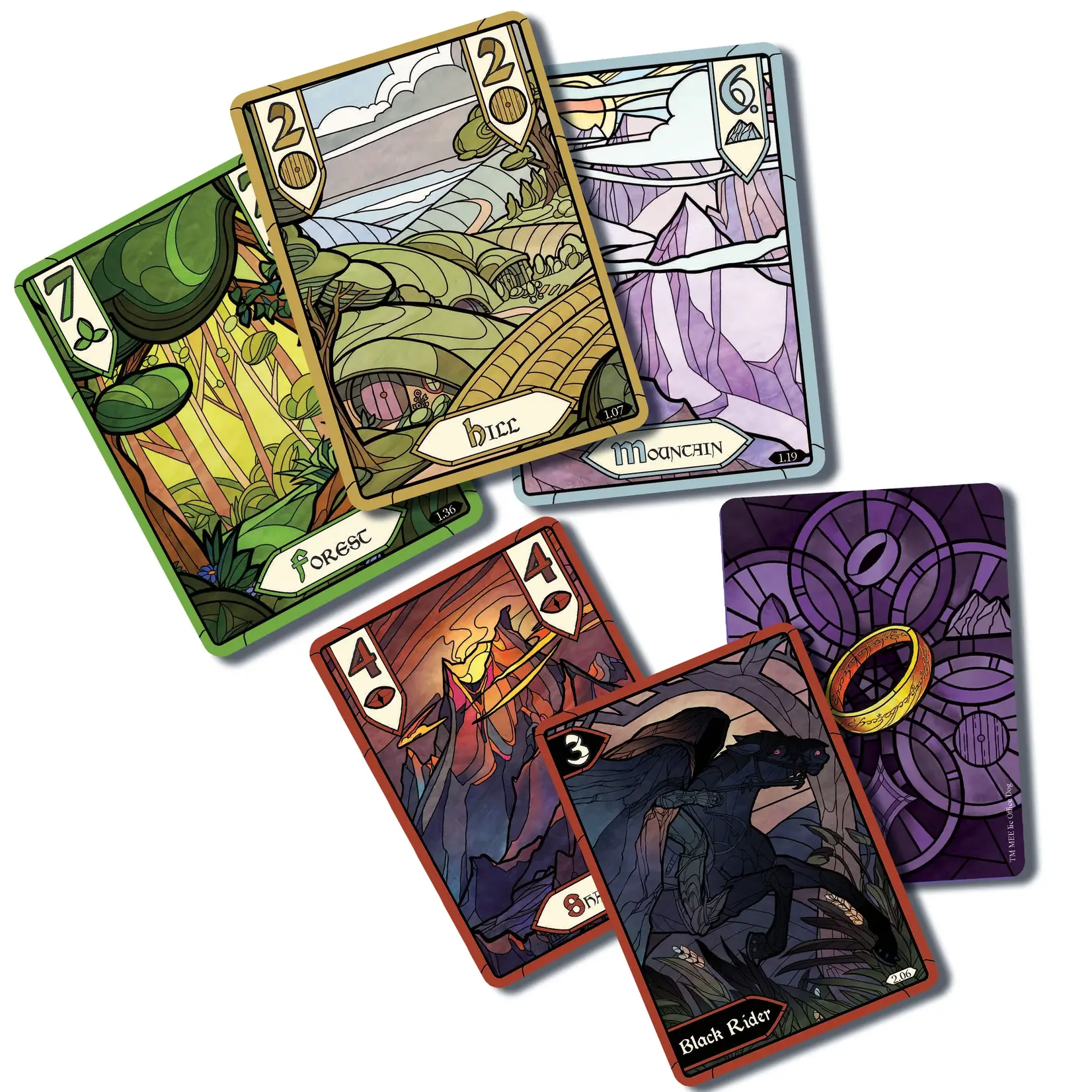 Asmodee The Fellowship of the Ring: Trick-Taking Game