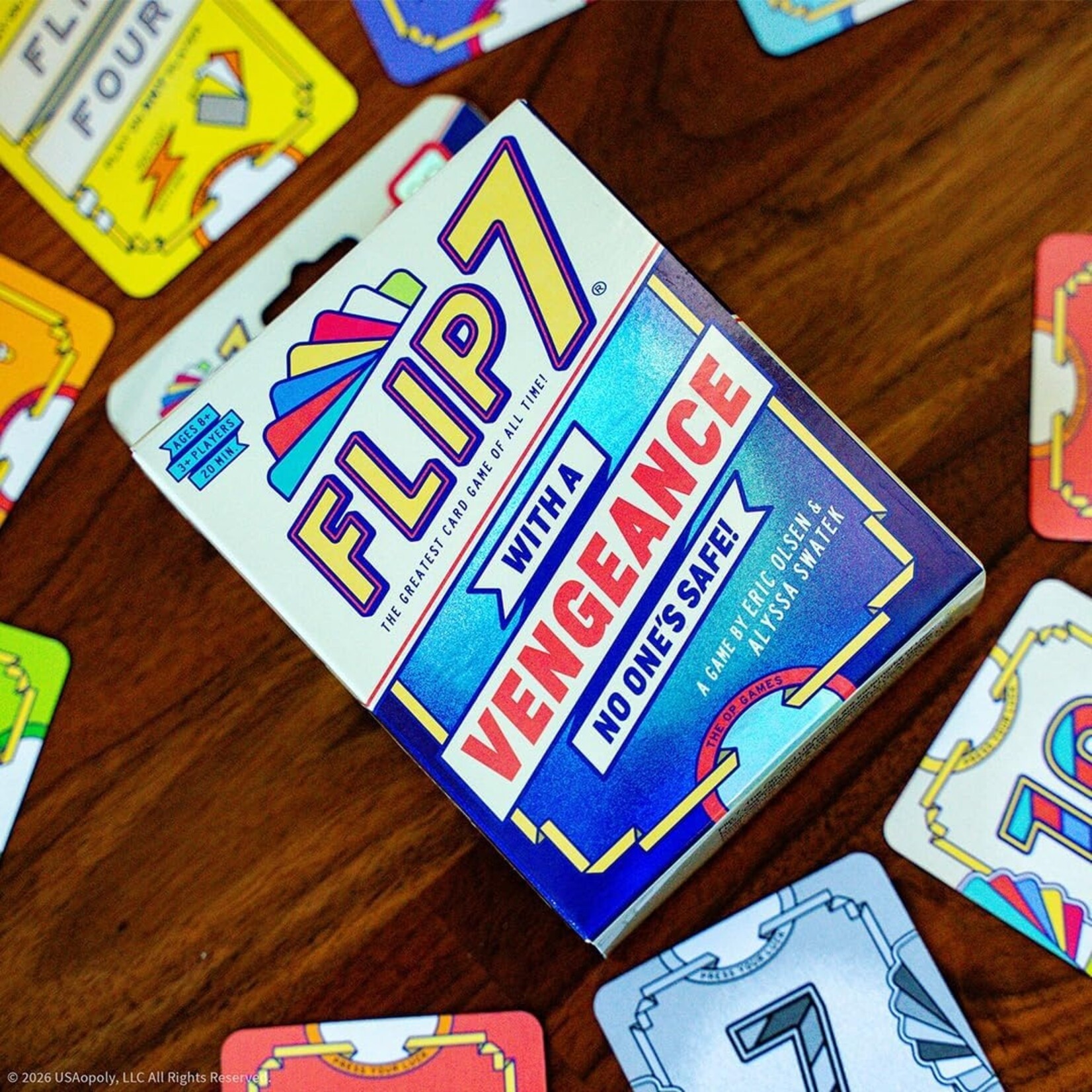USAopoly Flip 7: With A Vengeance