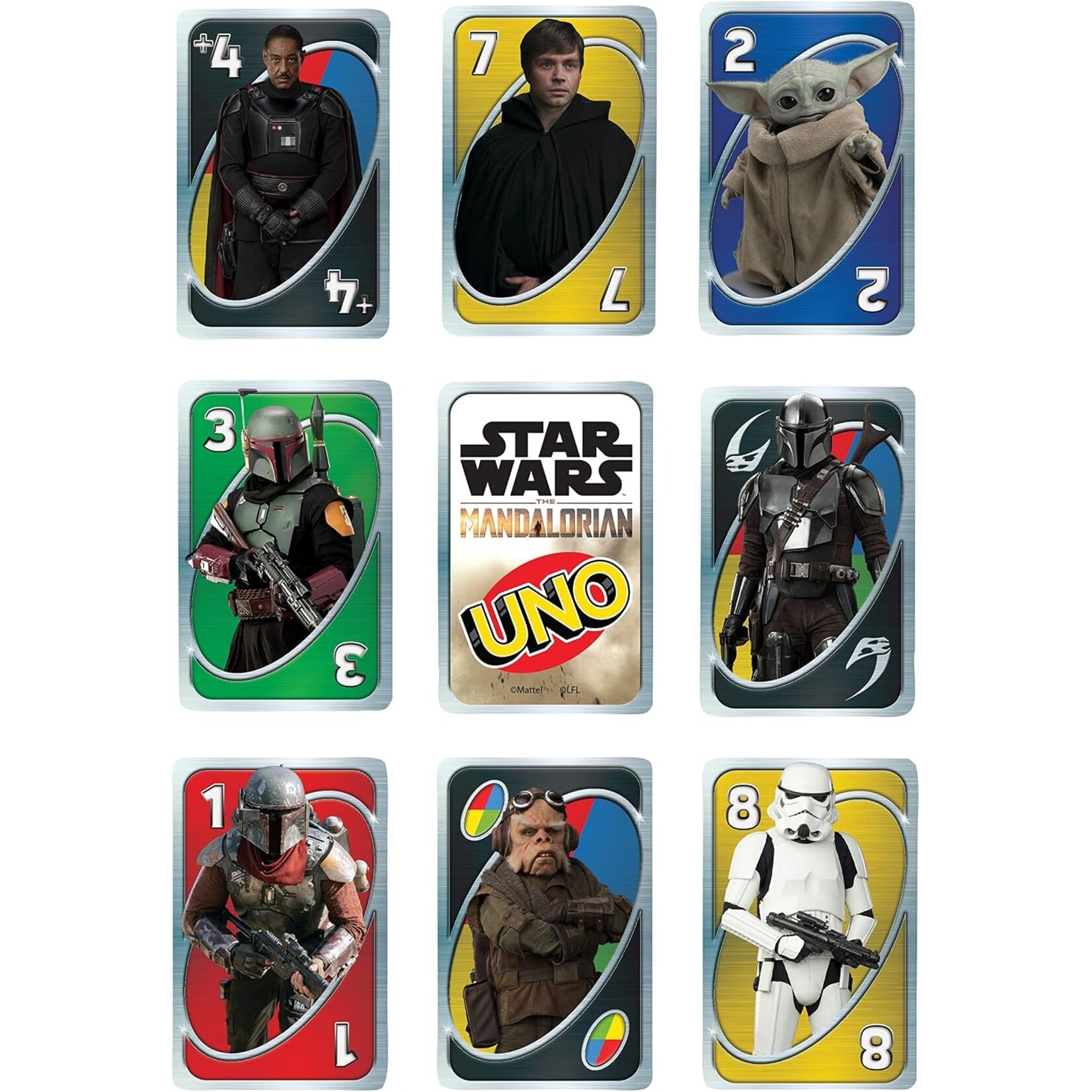 Mattel UNO Star Wars The Mandalorian