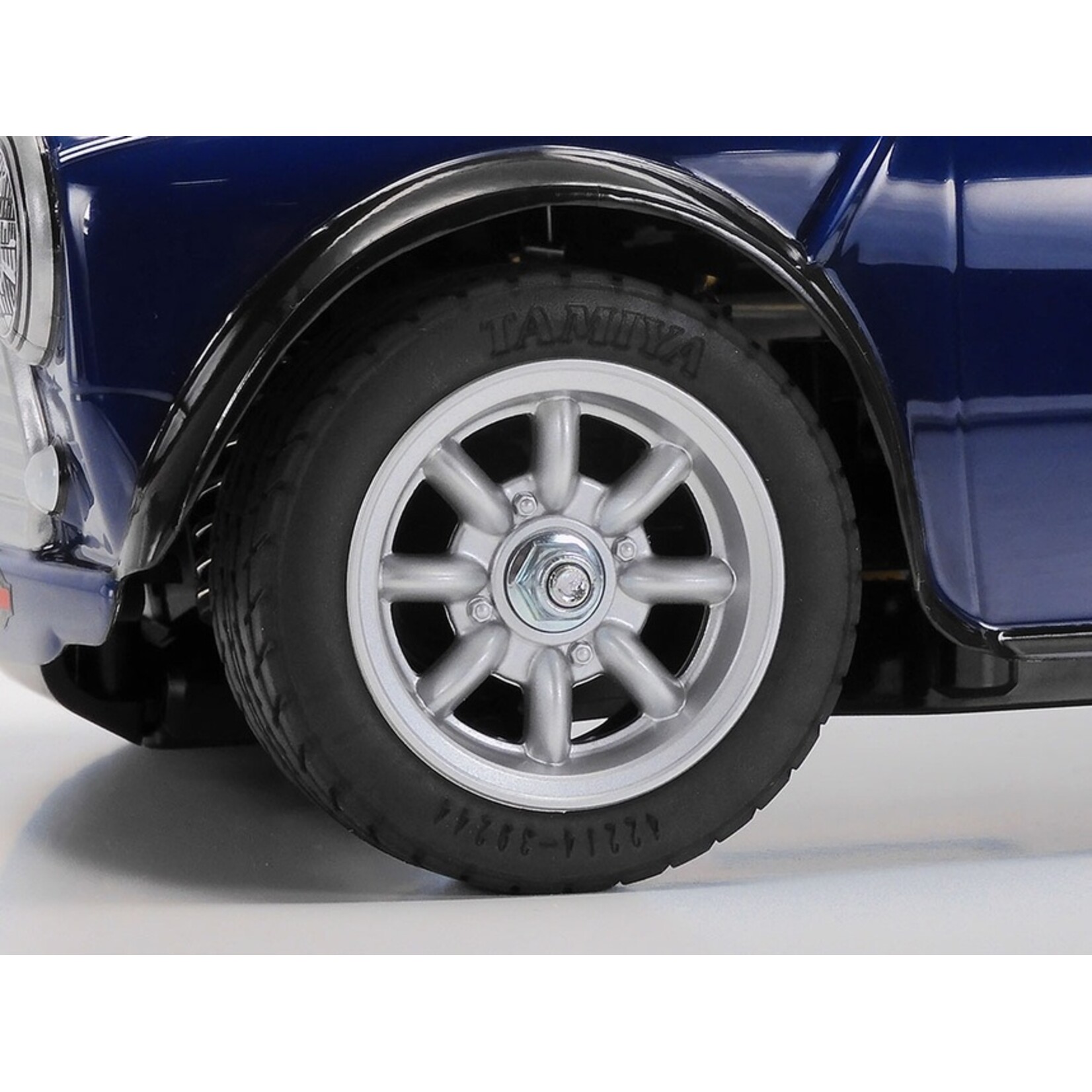 Tamiya 47515 -  1/10 Mini Cooper Racing, Blue Painted Body, MB-01