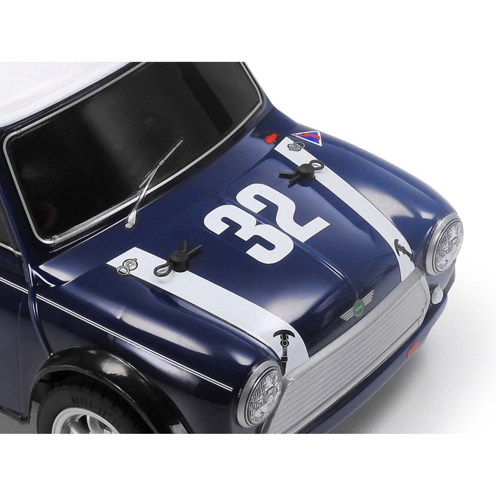 Tamiya 47515 -  1/10 Mini Cooper Racing, Blue Painted Body, MB-01
