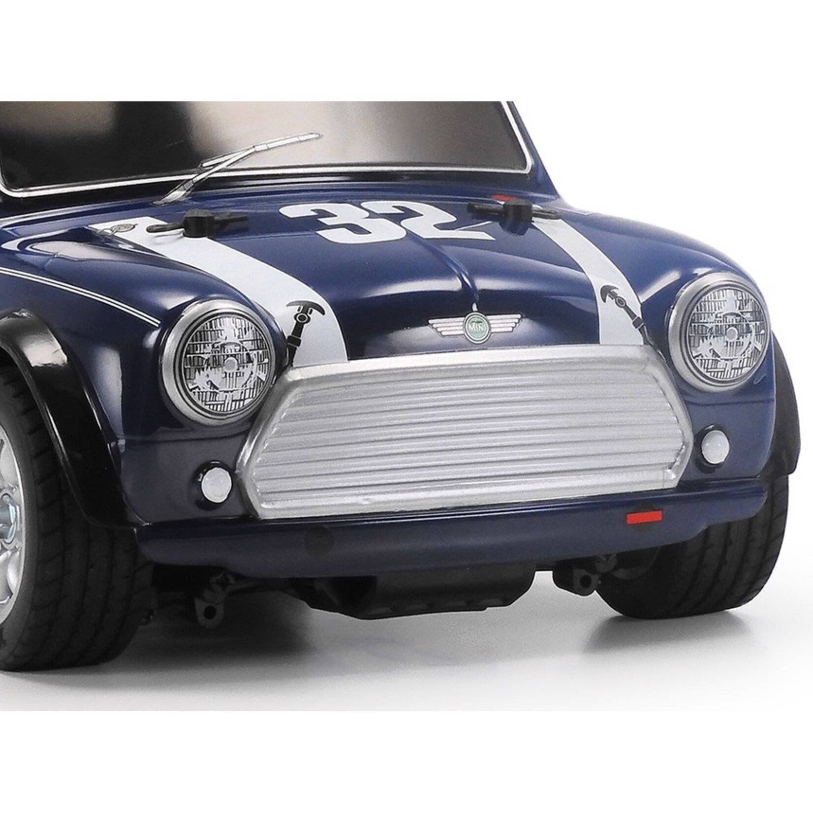 Tamiya 47515 -  1/10 Mini Cooper Racing, Blue Painted Body, MB-01