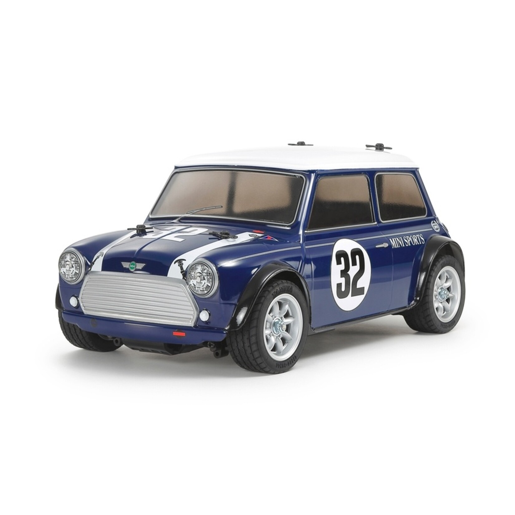 Tamiya 47515 -  1/10 Mini Cooper Racing, Blue Painted Body, MB-01