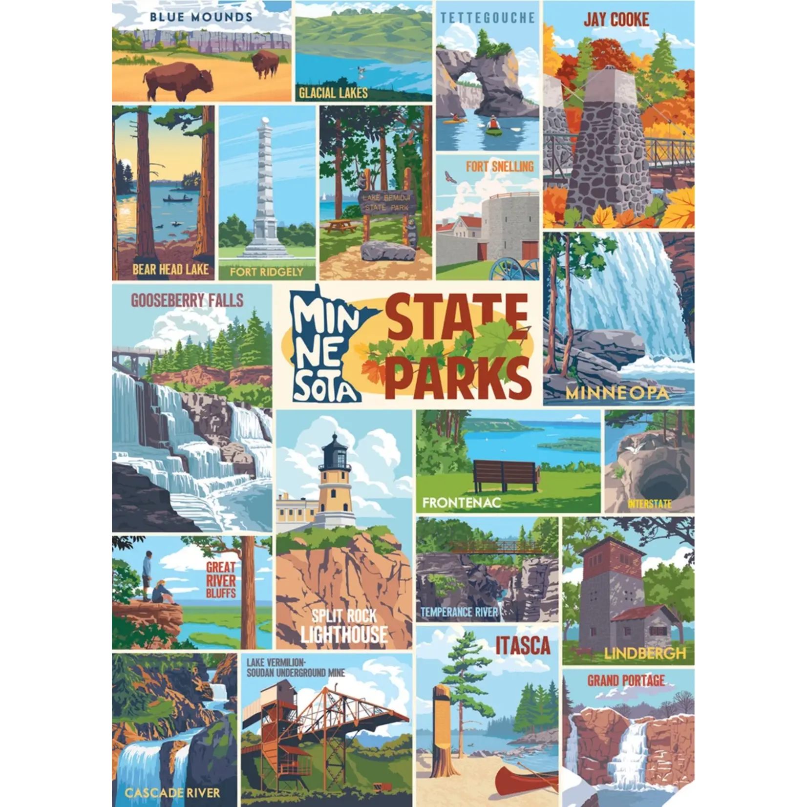 Puzzle Twist Minnesota State Parks - 1000 Piece Puzzle