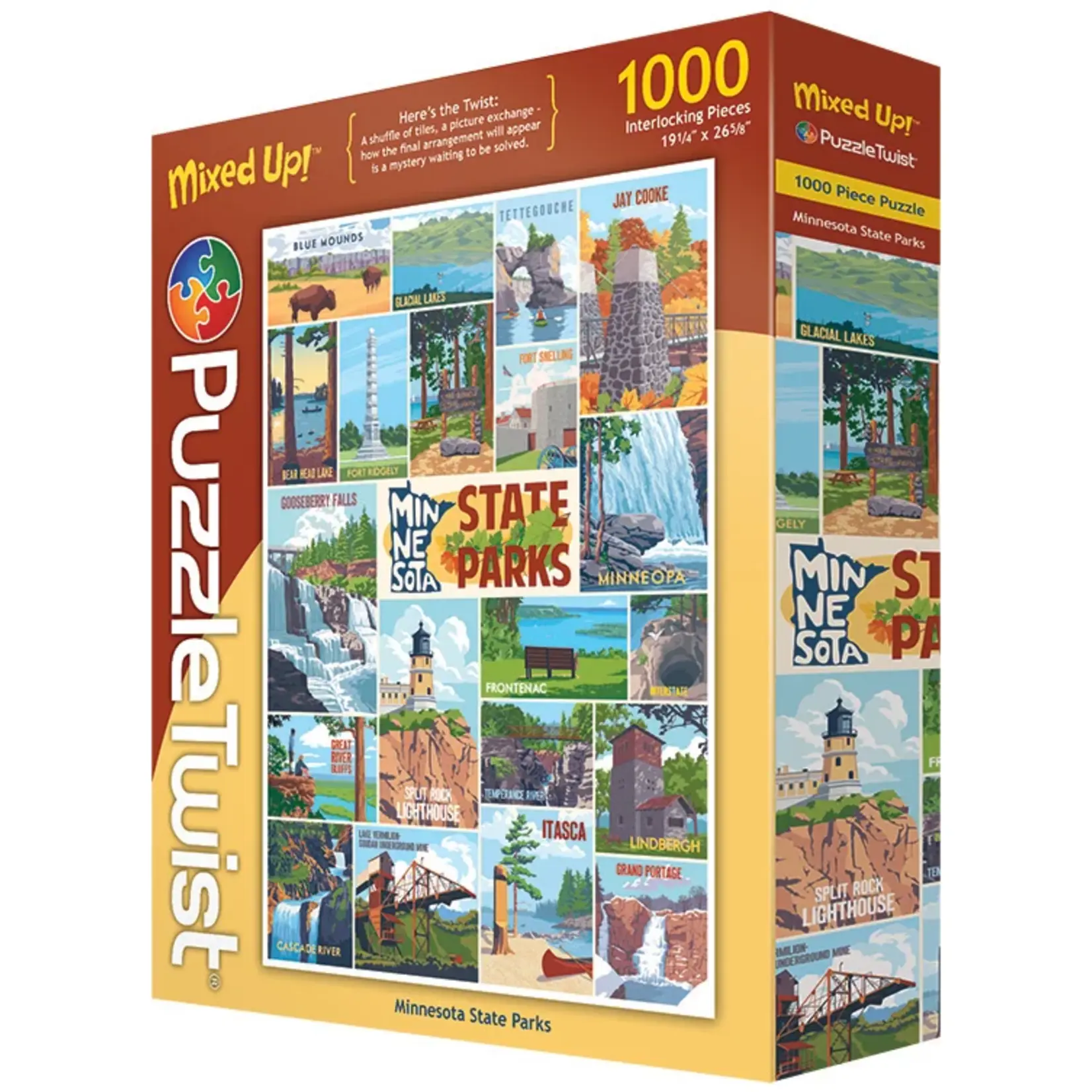 Puzzle Twist Minnesota State Parks - 1000 Piece Puzzle