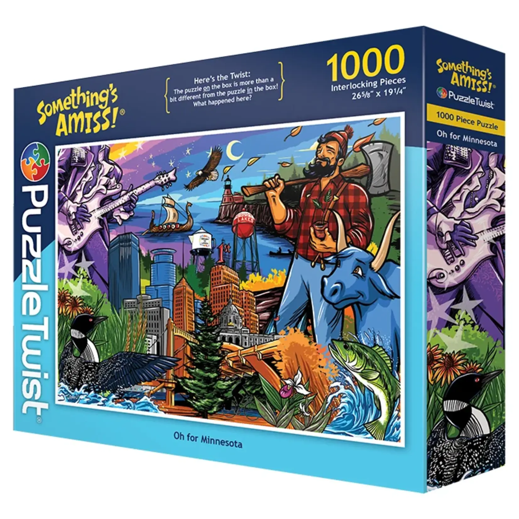 Puzzle Twist Oh for Minnesota - 1000 Piece Puzzle