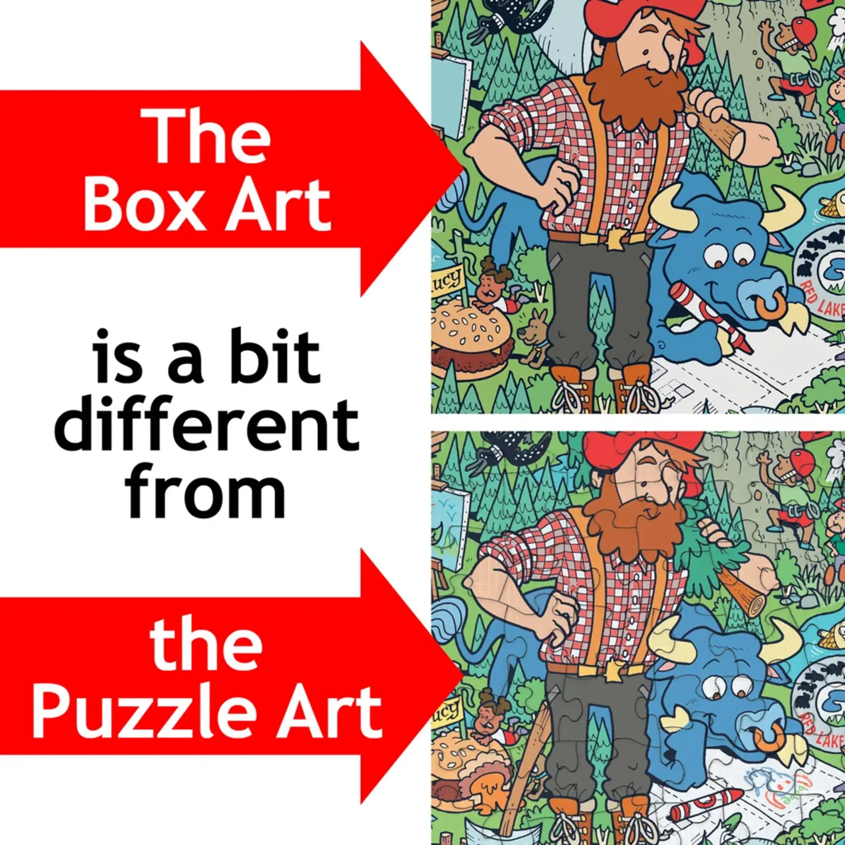 Puzzle Twist Color Me Minnesota - 1000 Piece Puzzle