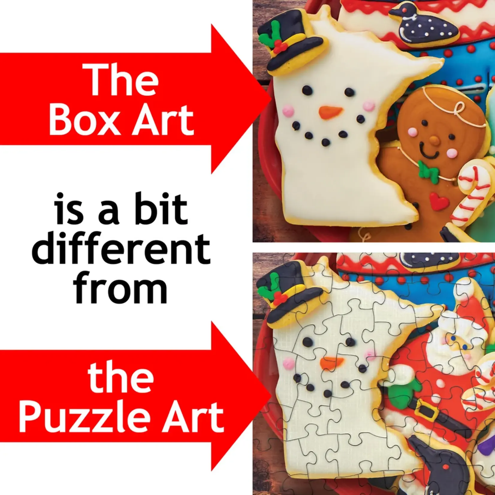 Puzzle Twist Holiday Cookies from Minnesota - 500 Piece Puzzle
