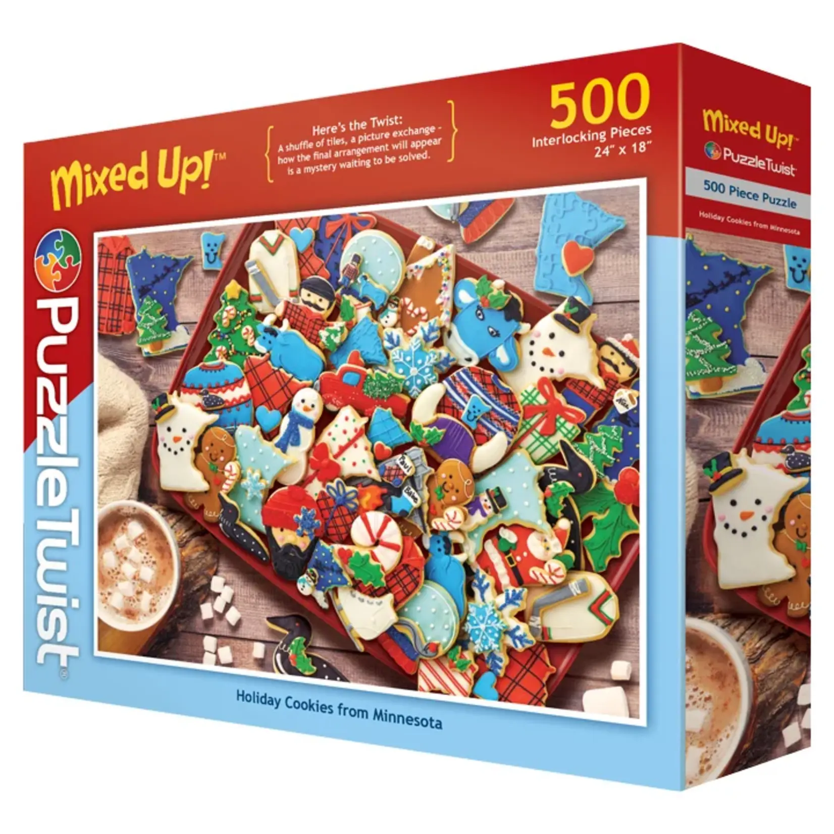 Puzzle Twist Holiday Cookies from Minnesota - 500 Piece Puzzle