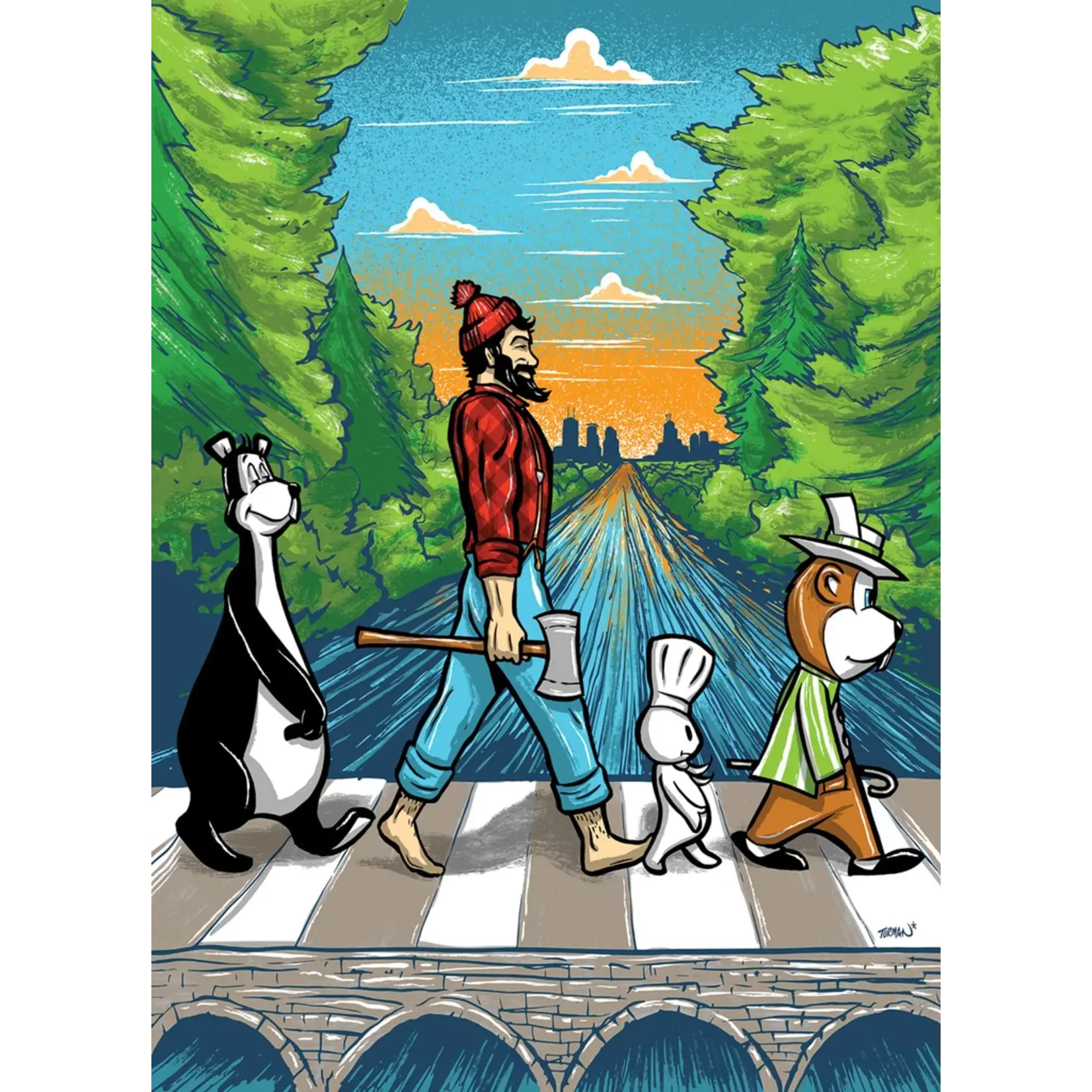 Puzzle Twist MN Abbey Road - 1000 Piece Puzzle